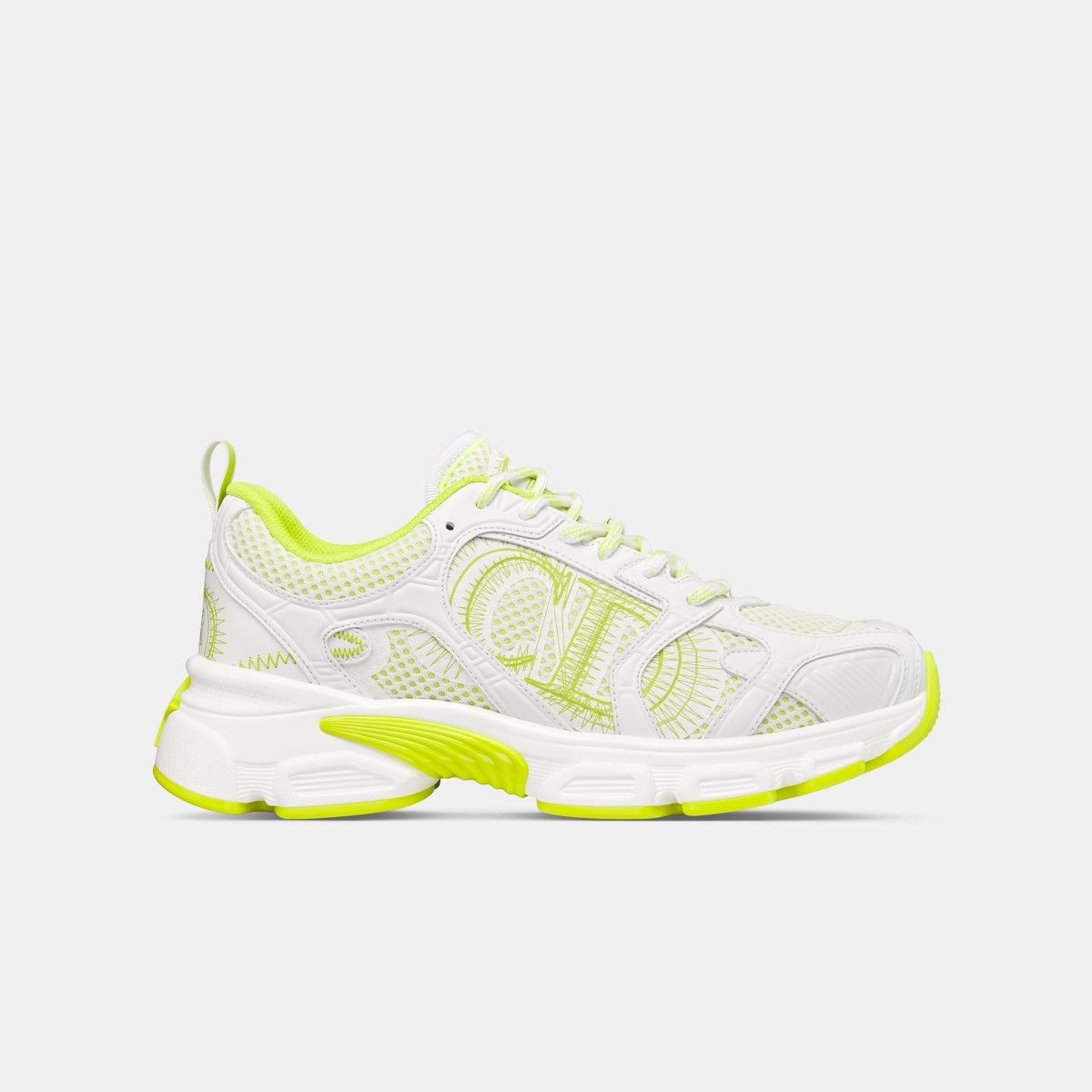 Dior o1bcso1str0226 Chrono Sneaker in White/Lime Green Size US 7 / IT 37 - 1 Thumbnail