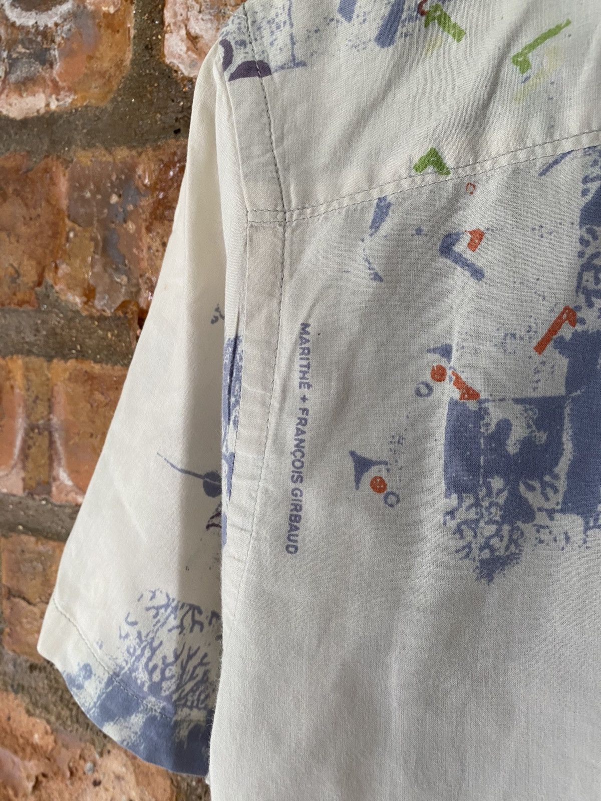 14th Addiction × Japanese Brand × Marithe + Francois Girbaud Vtg MFG Bandana Patchwork motif Size US M / EU 48-50 / 2 - 12 Thumbnail