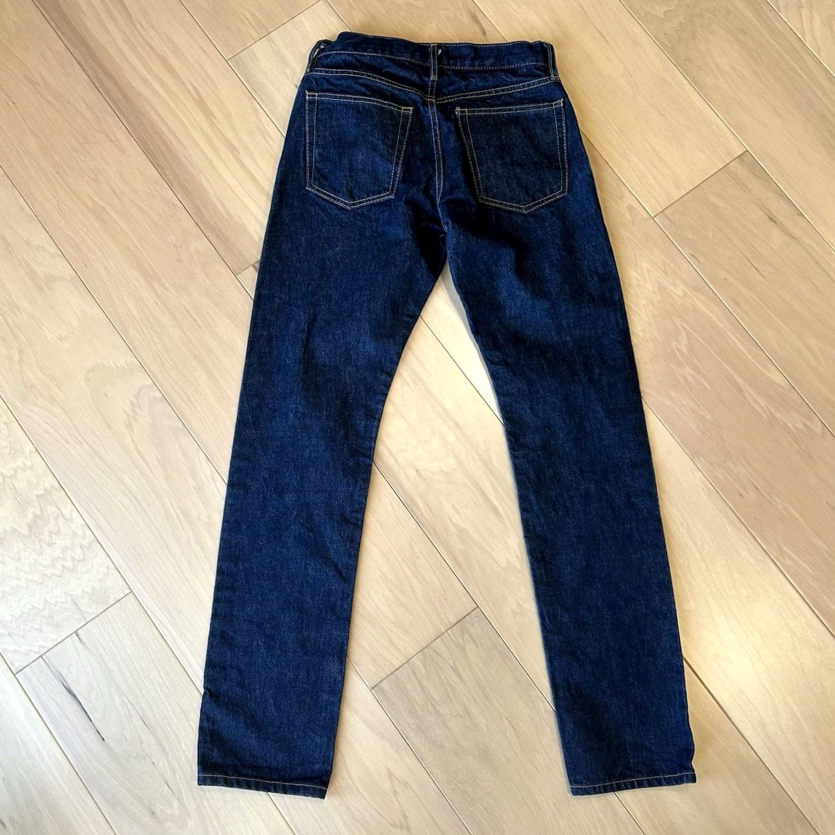 Vintage VINTAGE Williamsburg Garment Company Grand St Selvedge Denim Blue Jean Men’s 29x33 Size US 29 - 3 Thumbnail