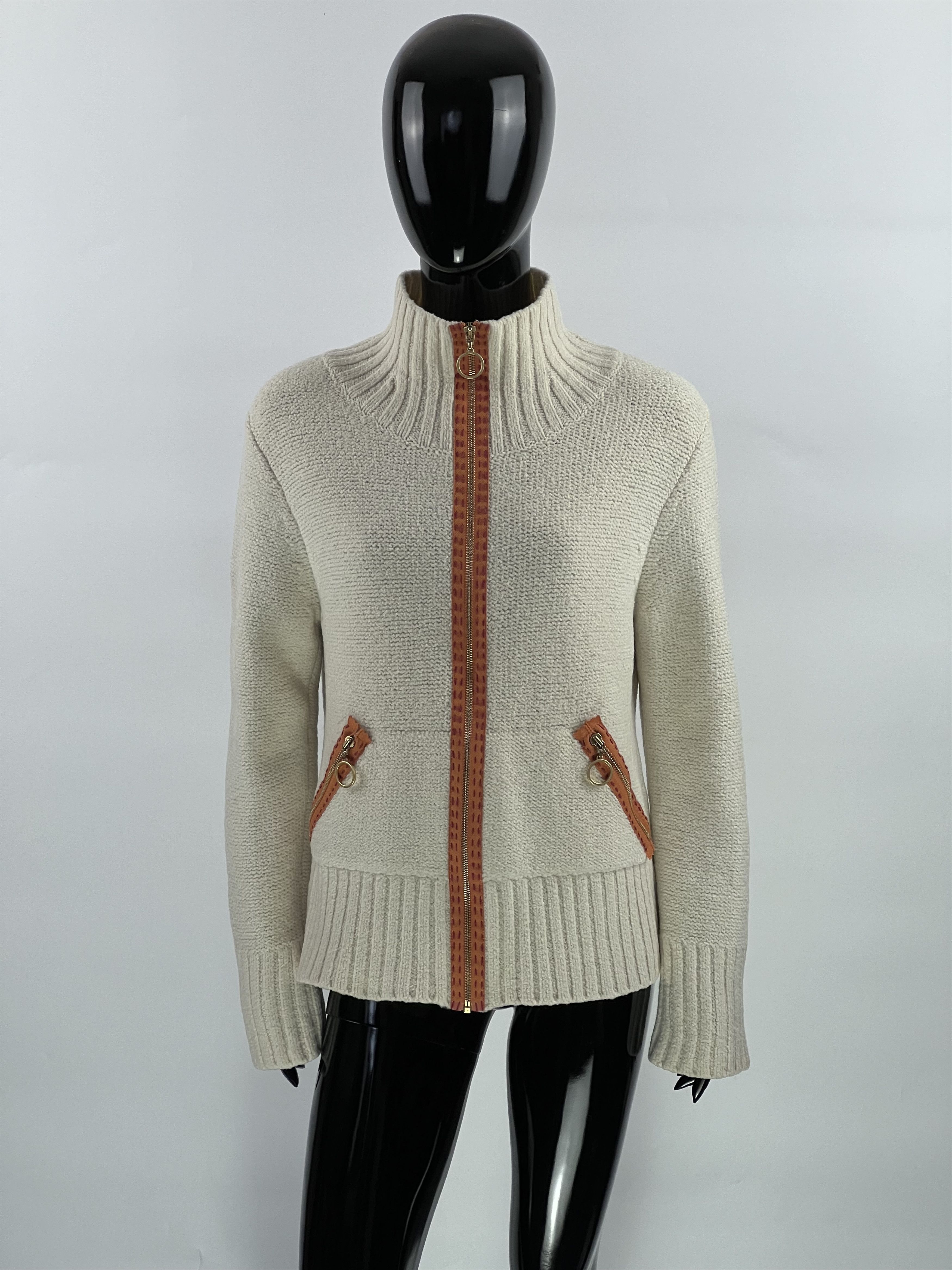 Escada Sport Escada Sport + Rare Vintage 100% Wool Full Zip Sweater Size L / US 10 / IT 46 - 2 Thumbnail