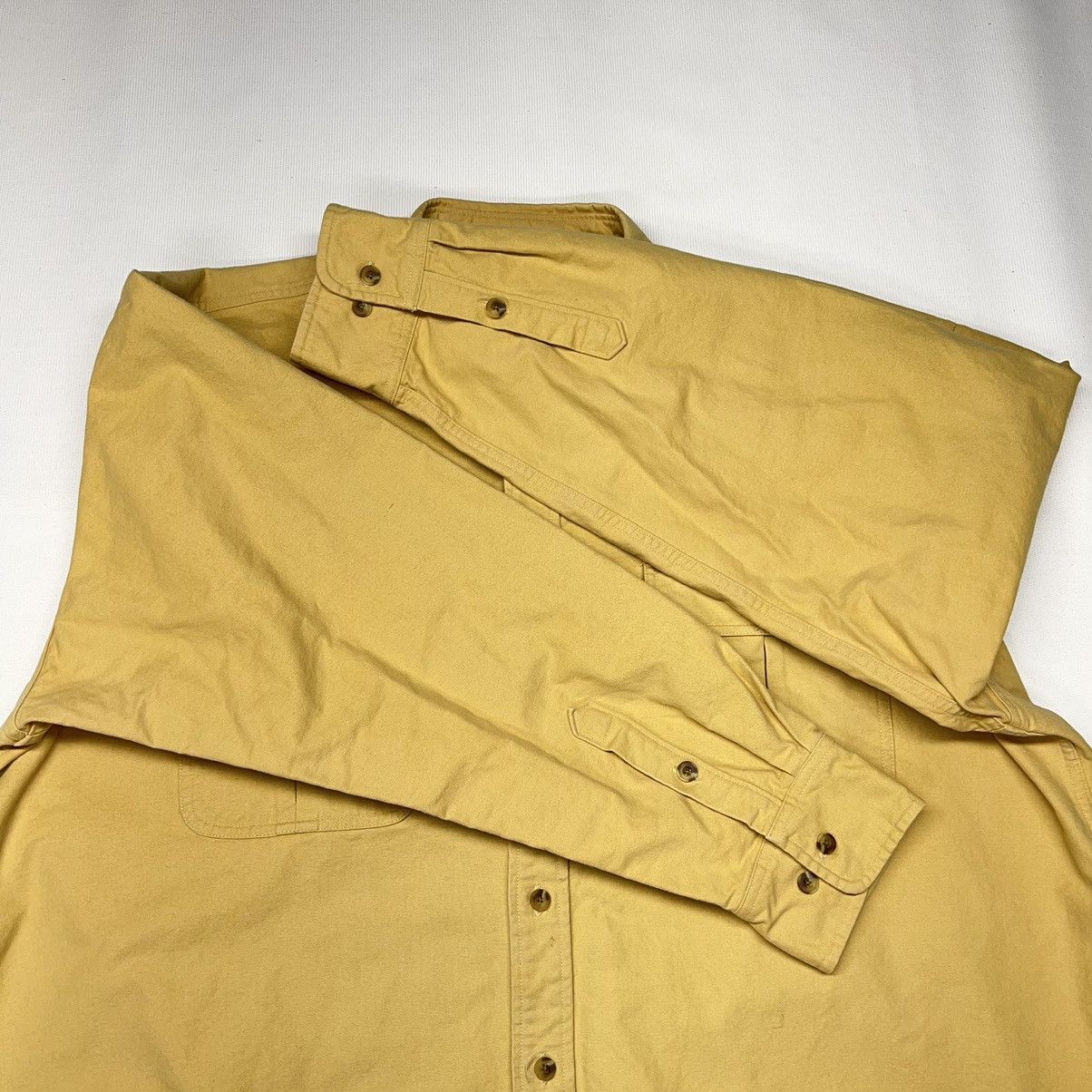 Cabelas × Vintage Cabelas Button Down Shirt Yellow Flannel Heavy Long Sleeve Size US XXL / EU 58 / 5 - 6 Thumbnail