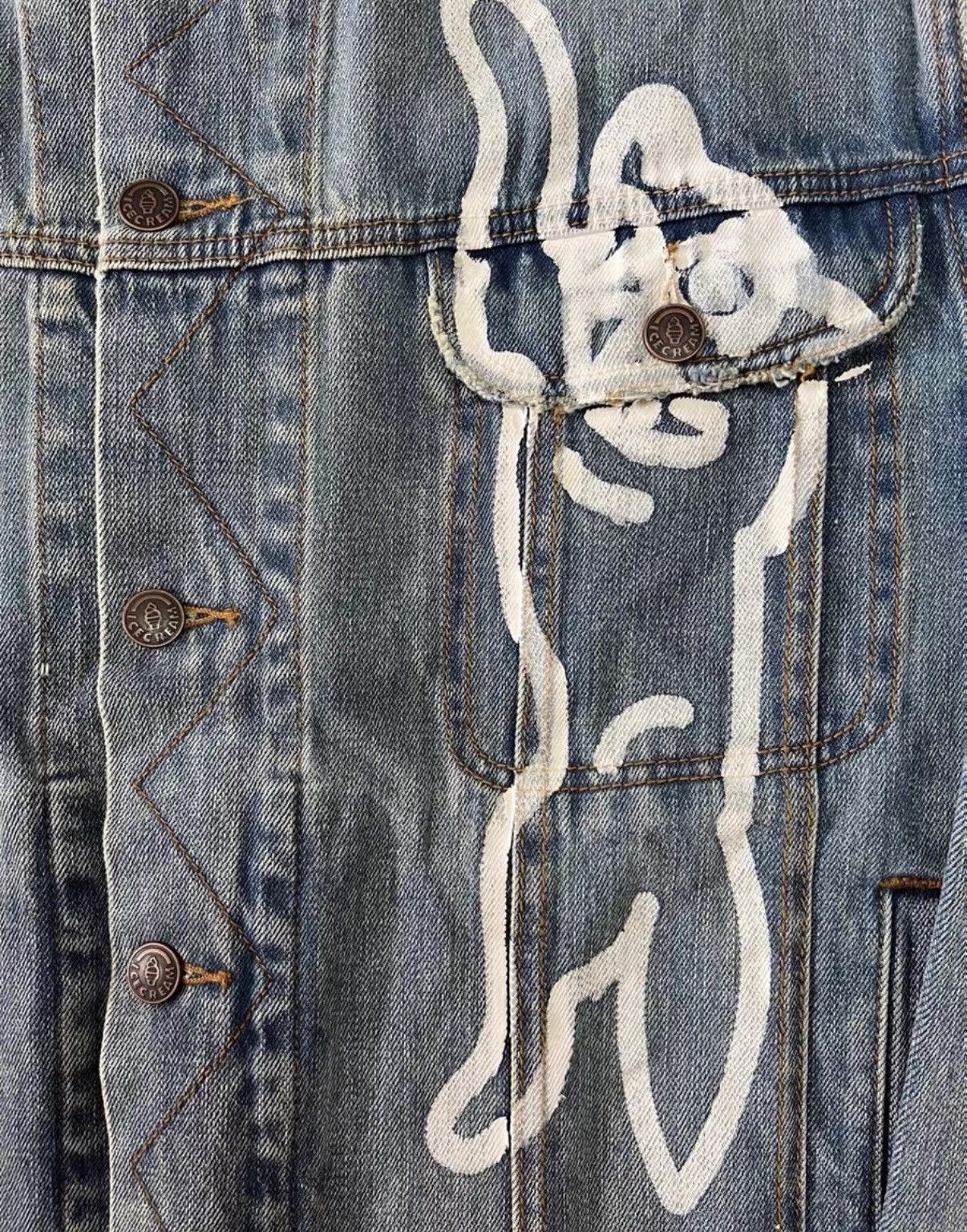 Billionaire Boys Club BBC ICECREAM Flying Dog Denim Jacket Size US L / EU 52-54 / 3 - 5 Thumbnail