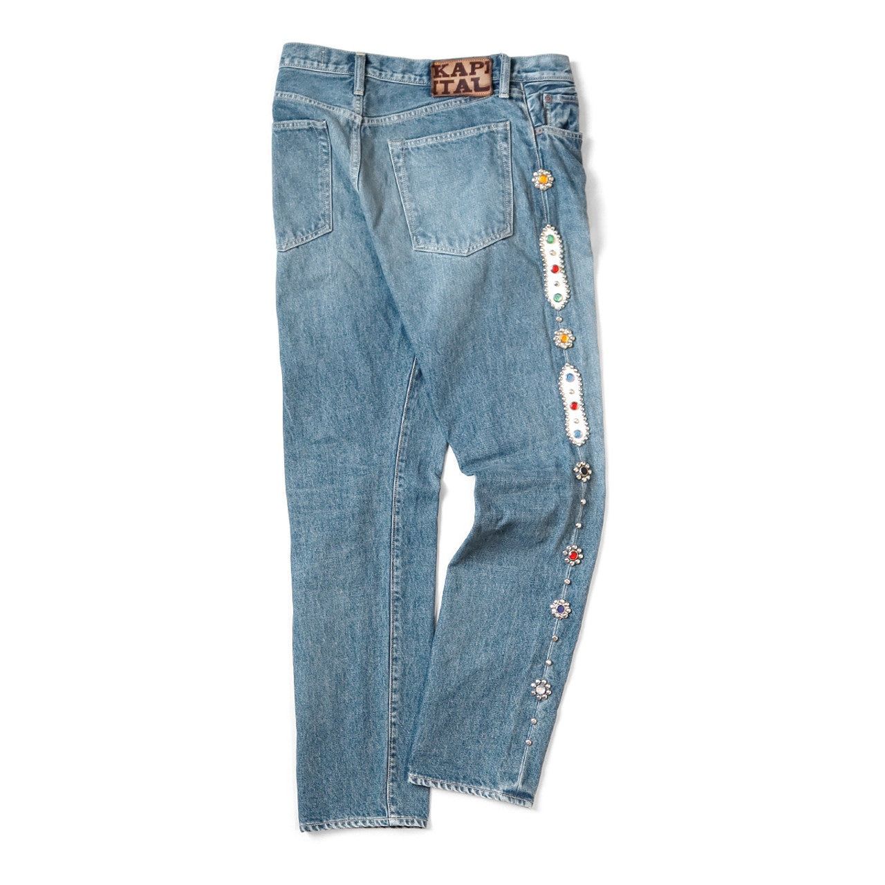 Kapital KAPITAL 14oz black denim 5P Monkey CISCO Pants Size US 36 / EU 52 - 6 Thumbnail