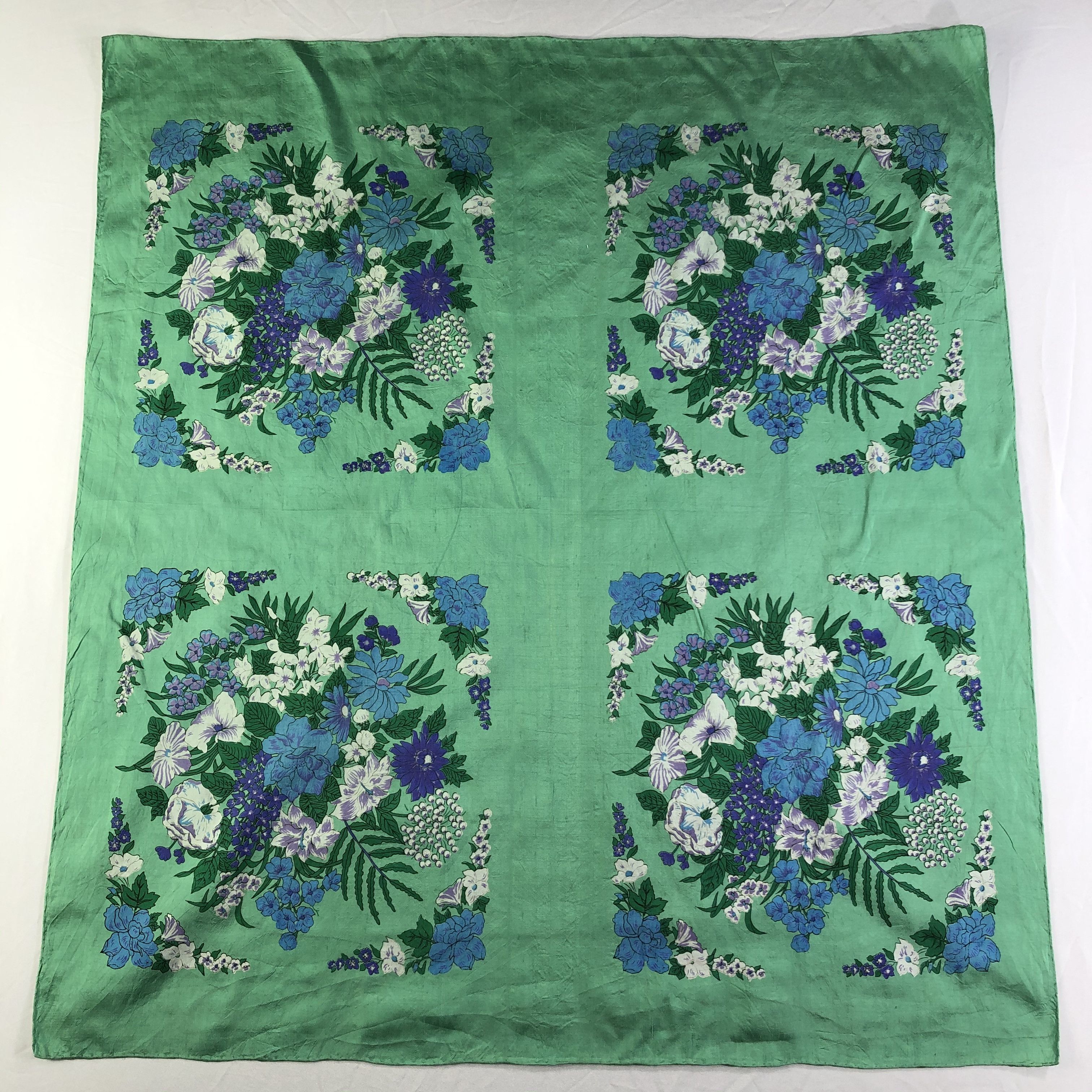 Lancel × Vintage Vintage Lancel Silk Scarf Size ONE SIZE - 2 Thumbnail