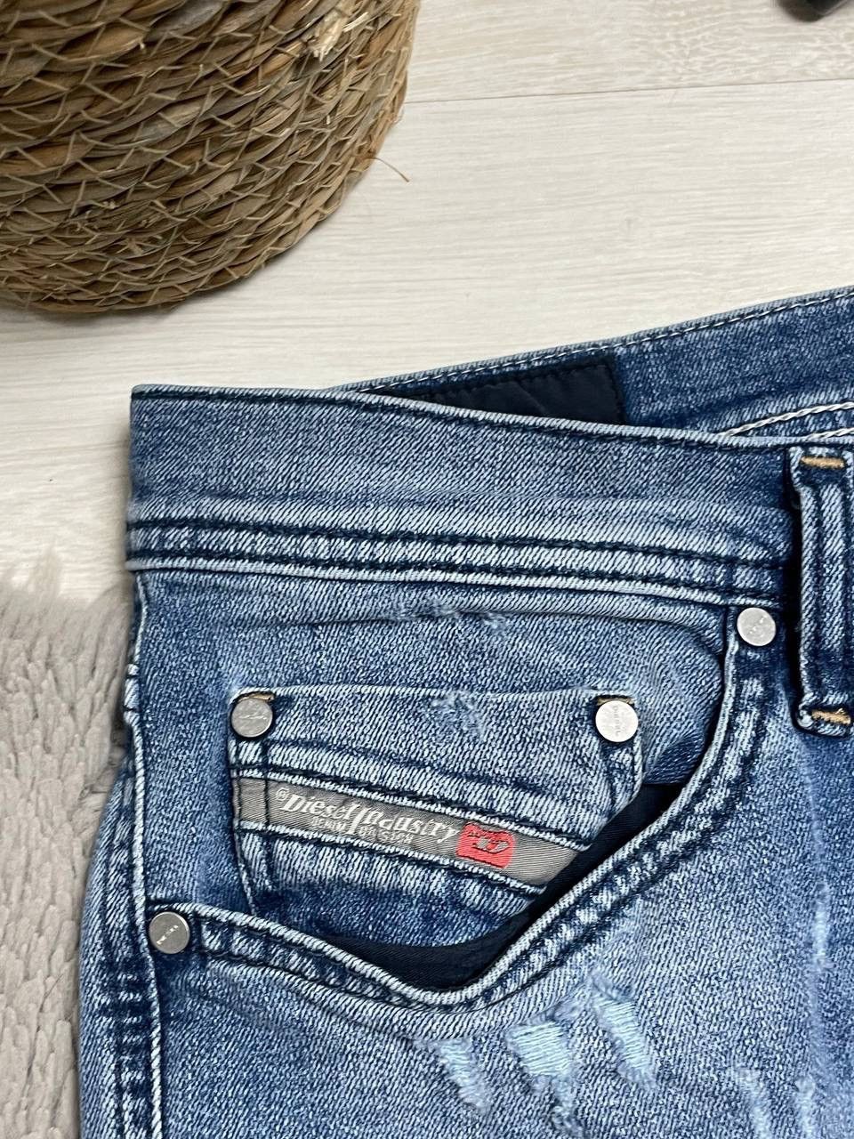 Diesel × Vintage Diesel Vintage 00’s denim washed pants distressed jeans Size US 30 / EU 46 - 8 Thumbnail