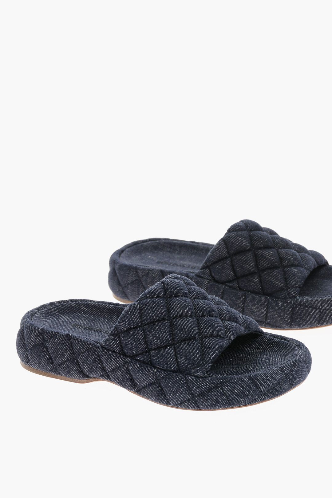 image of Bottega Veneta O1Dk11S1223 Slides In Blue, Women's (Size 6)