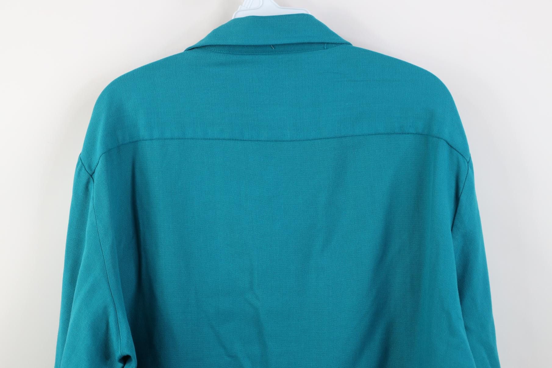 Vintage Vintage 70s 80s Streetwear Knit Double Pocket Button Shirt Size US L / EU 52-54 / 3 - 16 Thumbnail