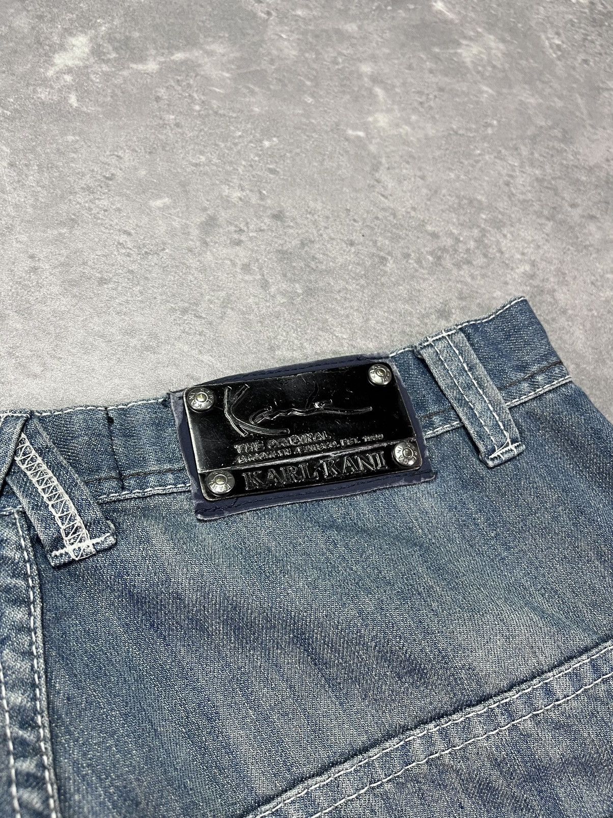 Karl Kani Karl Kani Big Pockets Embroidered Baggy Denim Jeans 32 Size US 32 / EU 48 - 13 Thumbnail