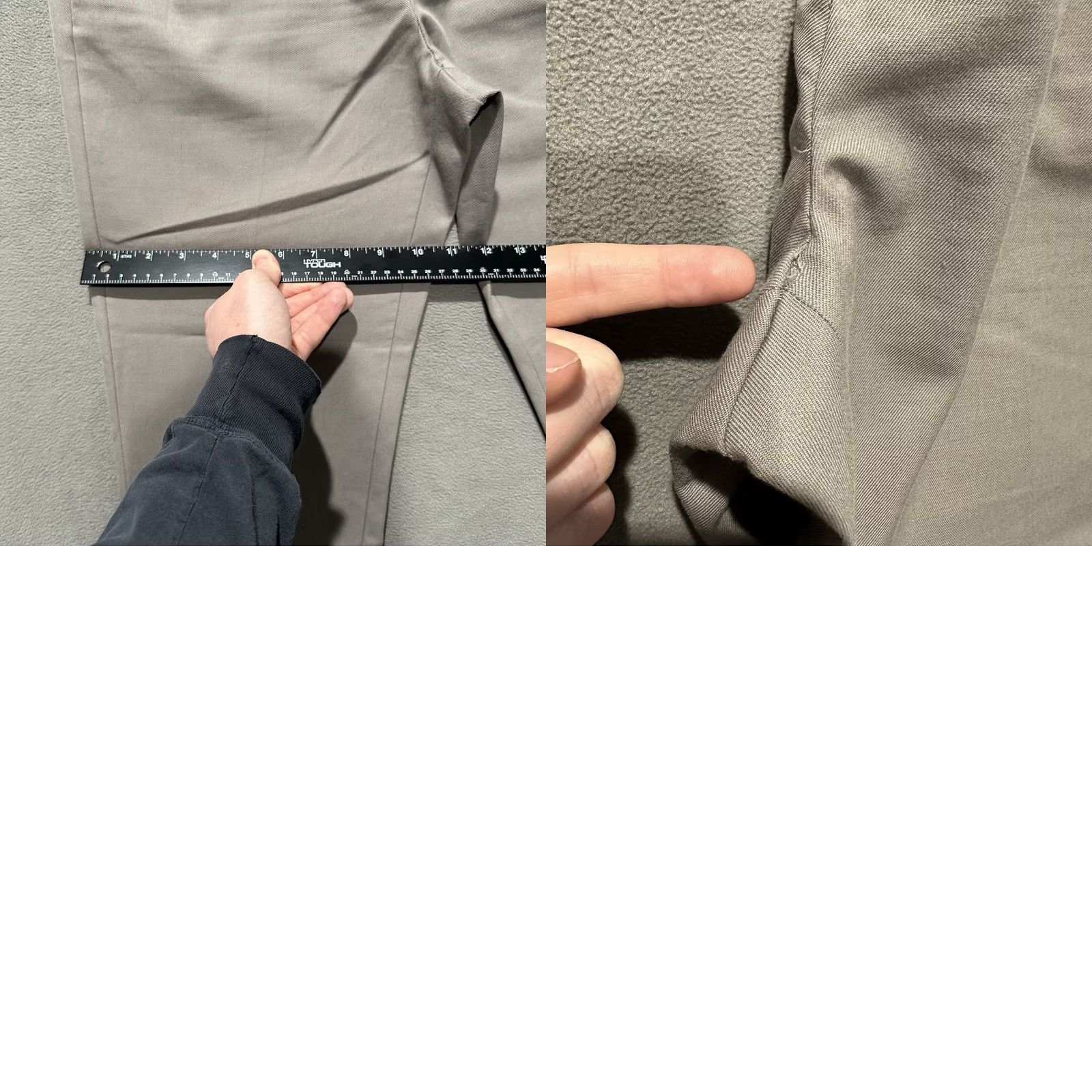 Allsaints Allsaints Pants Men 32 (35x26) Beige Tallis Trouser Pleated Wool Blend Cropped Size US 32 / EU 48 - 10 Thumbnail
