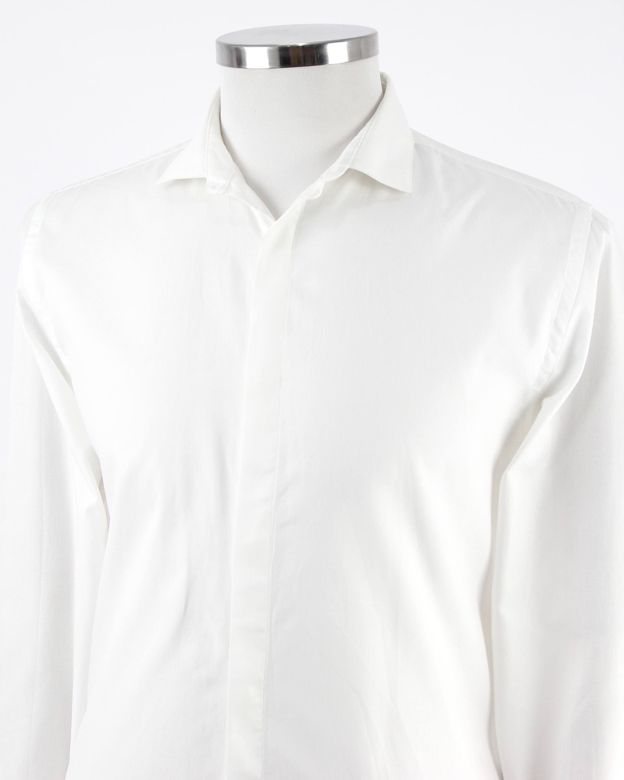The Kooples THE KOOPLES PARIS White Slim Shirt Size US M / EU 48-50 / 2 - 5 Thumbnail