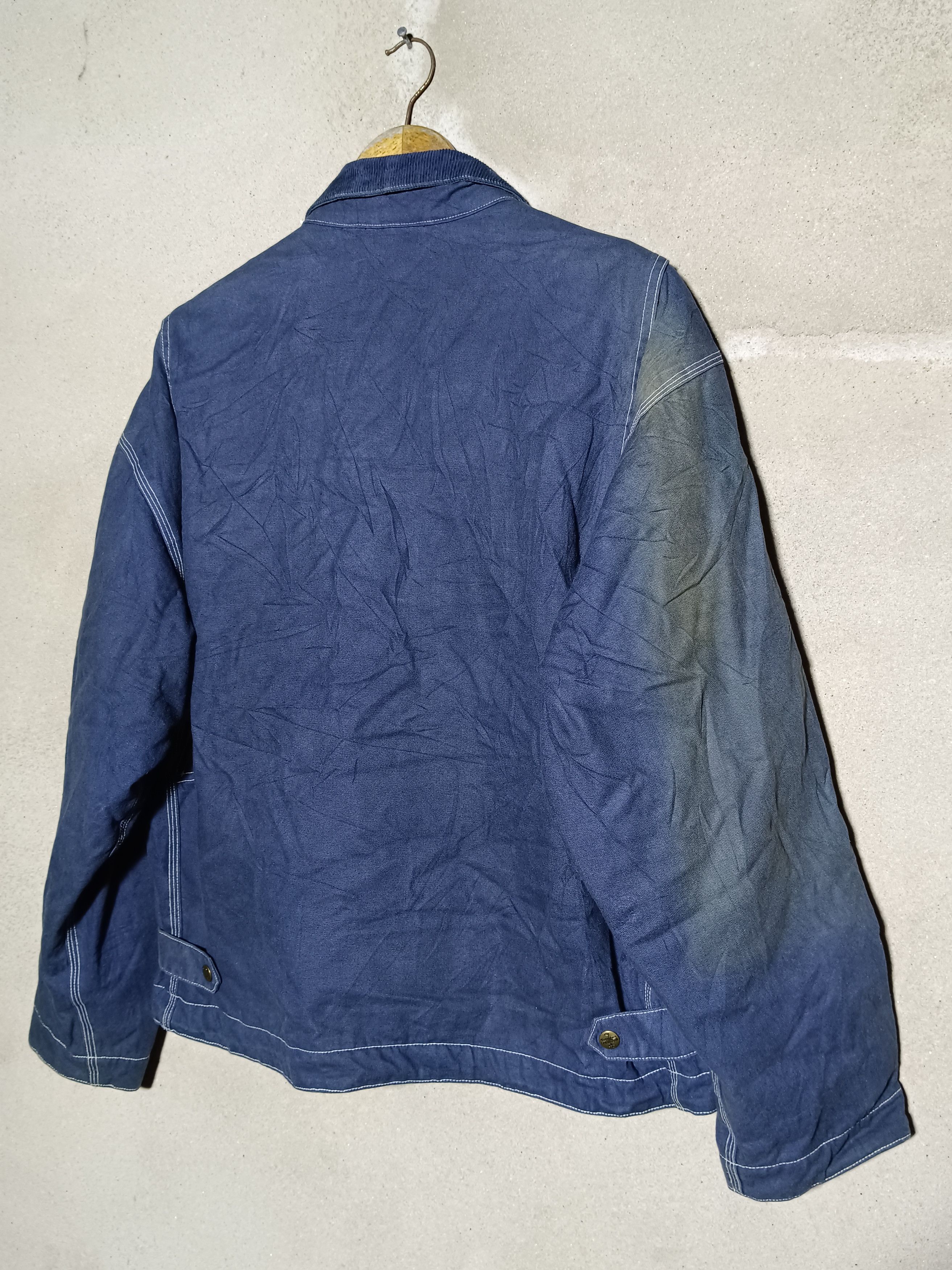 Chevignon × Vintage Vintage Chevignon Chrome Workers Jacket Coat Size US L / EU 52-54 / 3 - 4 Thumbnail