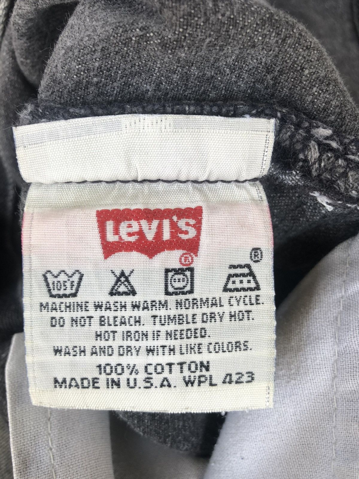 If Six Was Nine Vintage 90’s Levi’s 501 Distressed Denim Size US 32 / EU 48 - 22 Thumbnail