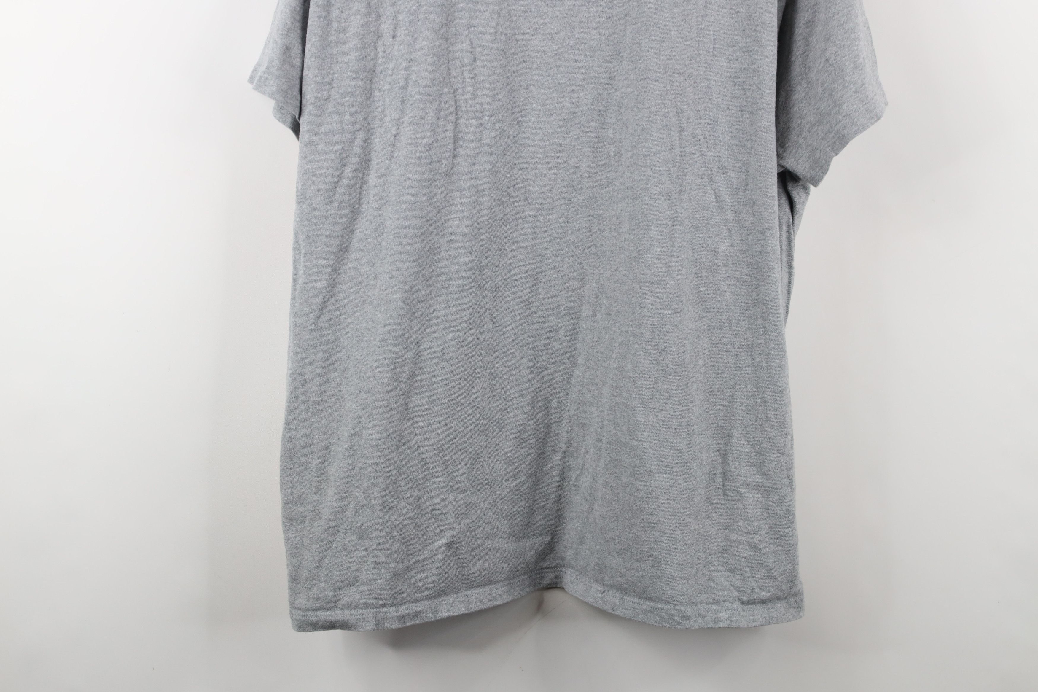Vintage Vintage 90s Streetwear Heavyweight T-Shirt Gray Cotton Size US XL / EU 56 / 4 - 12 Thumbnail