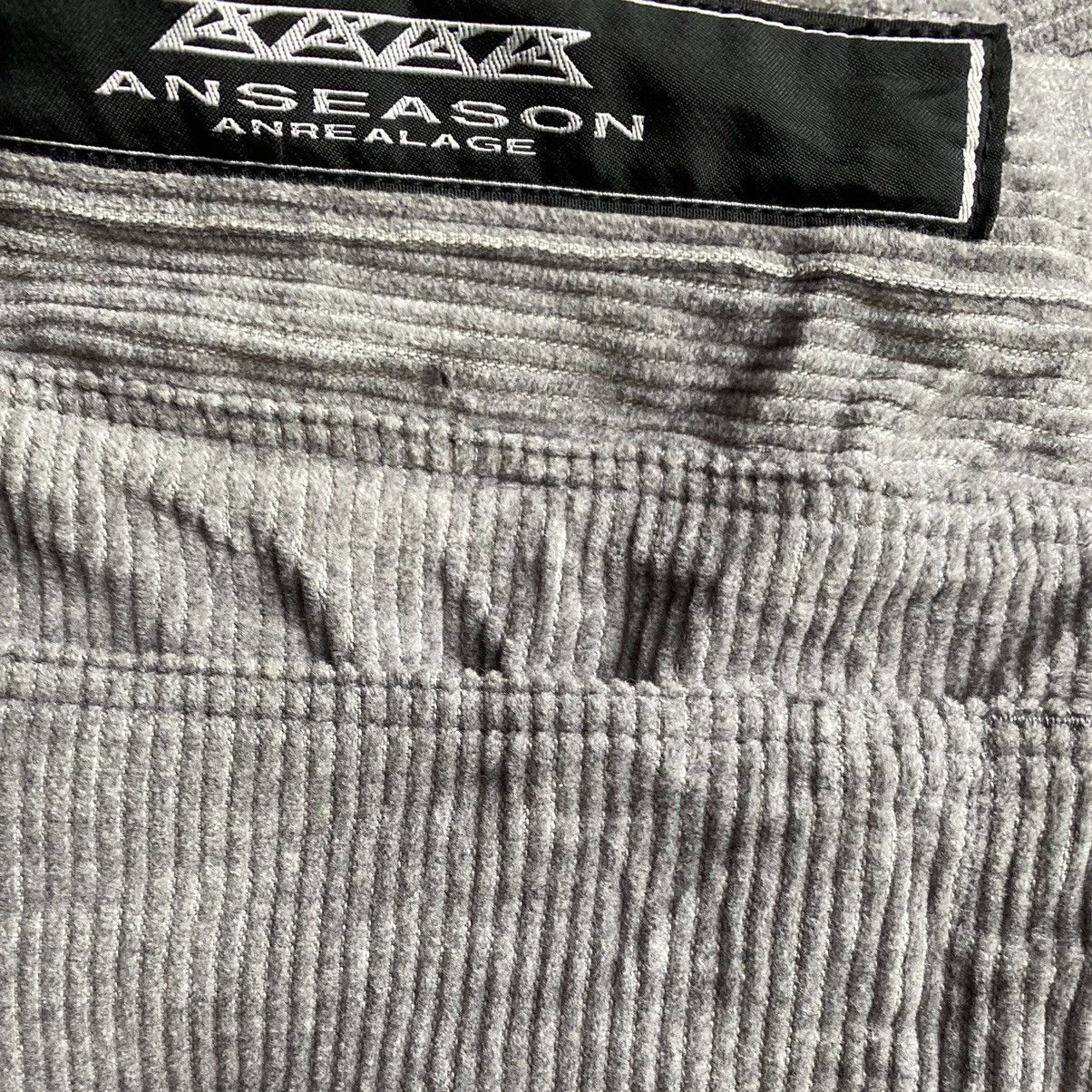 ANREALAGE Anrealage Wrap Grey Corduroy Pants Size US 32 / EU 48 - 7 Thumbnail