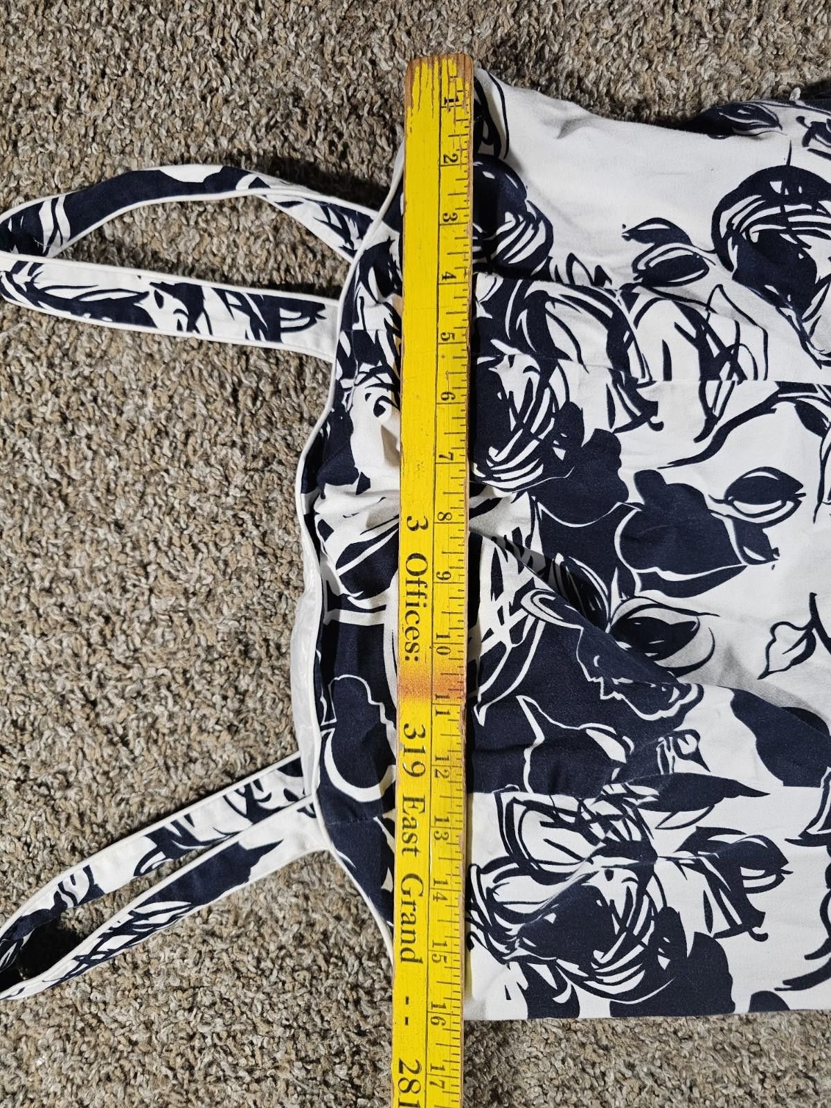 The Unbranded Brand No Brand Blue White Floral Dress 39" Long Size M / US 6-8 / IT 42-44 - 4 Thumbnail