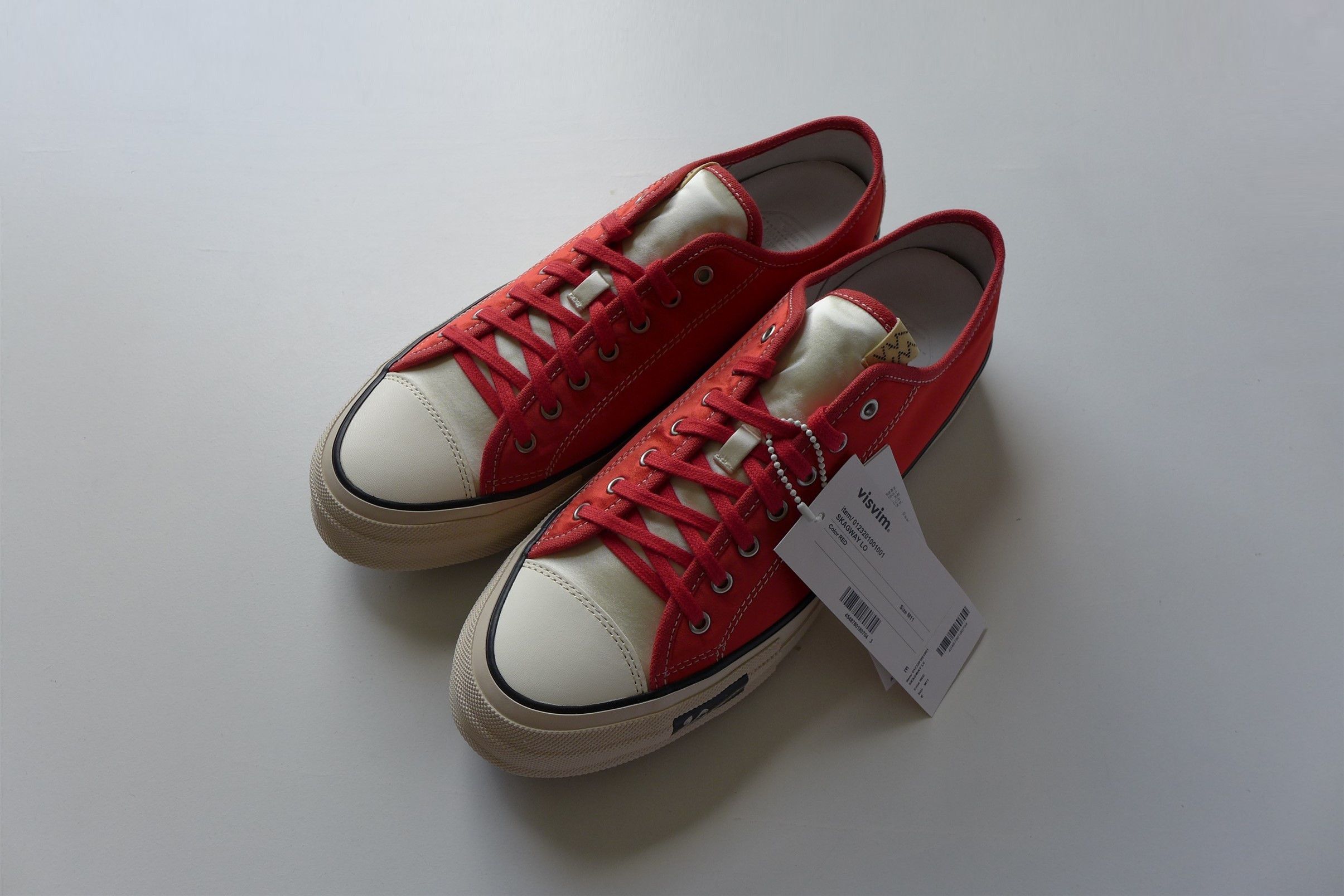 Visvim Visvim Skagway Lo Sneakers - Red Satin | Grailed