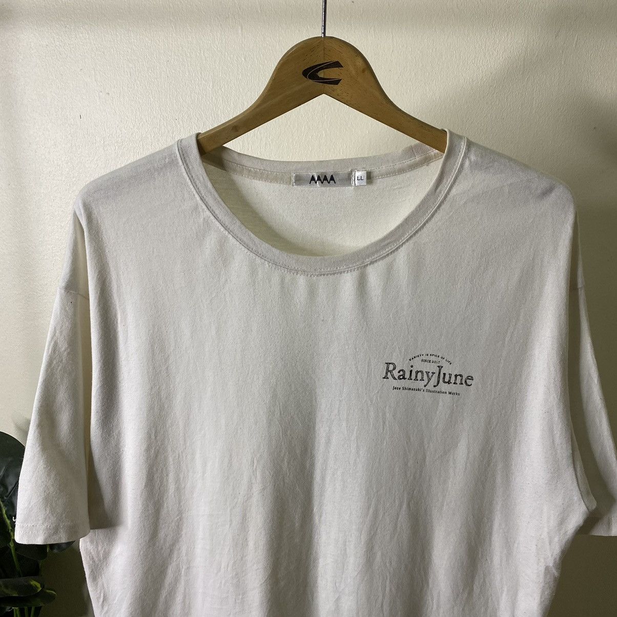 Japanese Brand Rainy June Illustration Artwork By Josee Shimazaki Tee Size US L / EU 52-54 / 3 - 7 Thumbnail