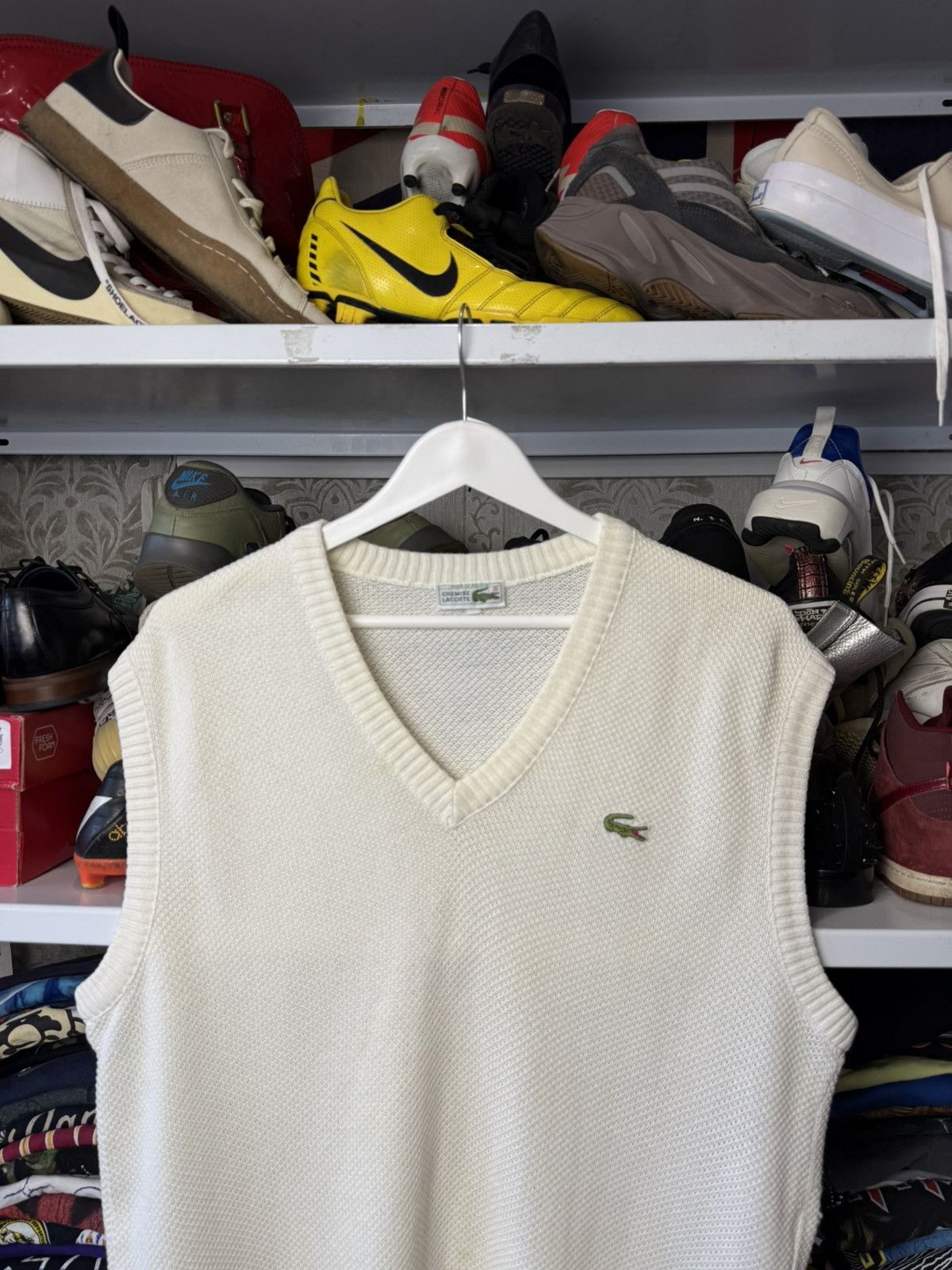 Lacoste Chemise Lacoste Vest Sweater Made In France Size US M / EU 48-50 / 2 - 2 Thumbnail