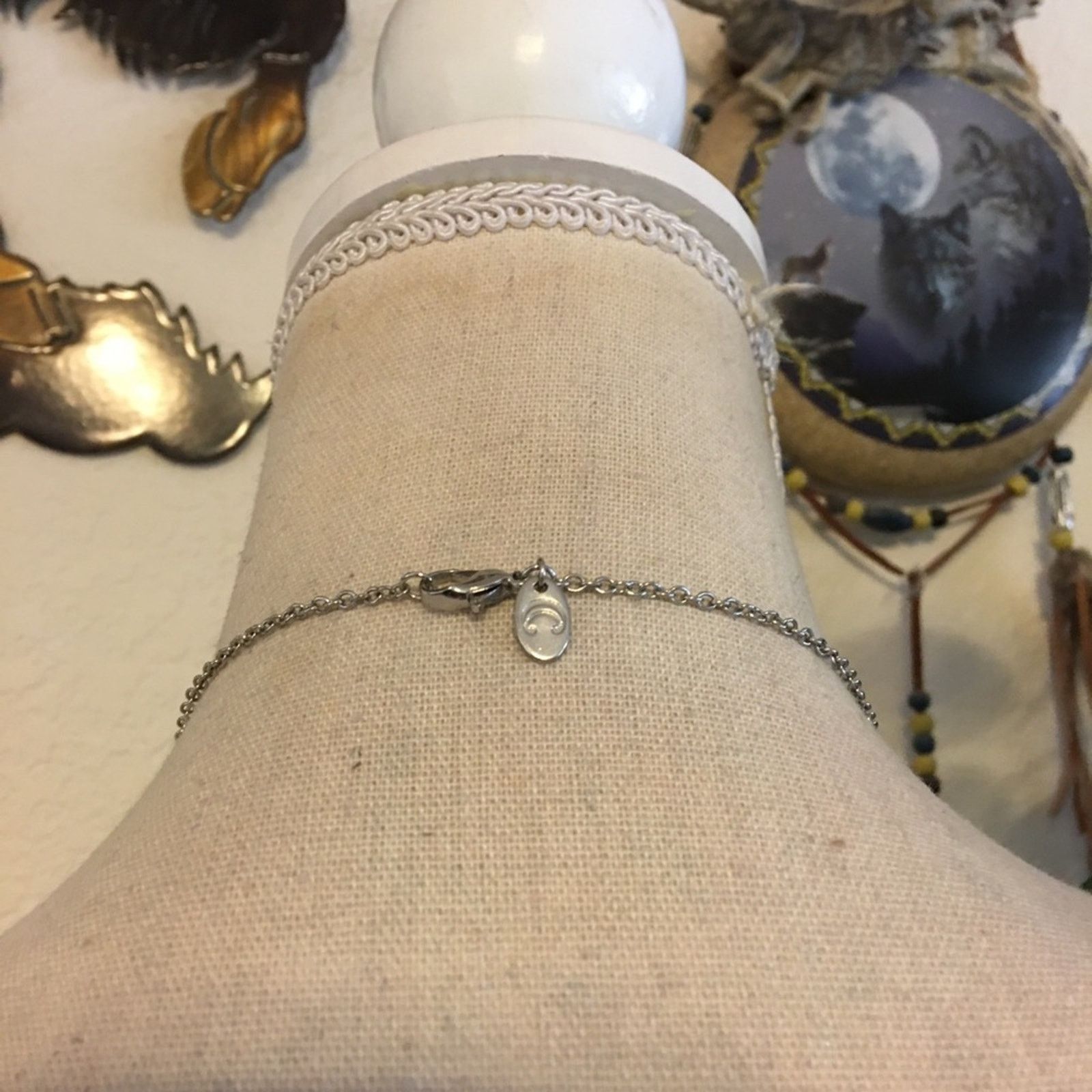 Jewelry Charming Charlie silver tone waffle charm necklace Size ONE SIZE - 5 Thumbnail