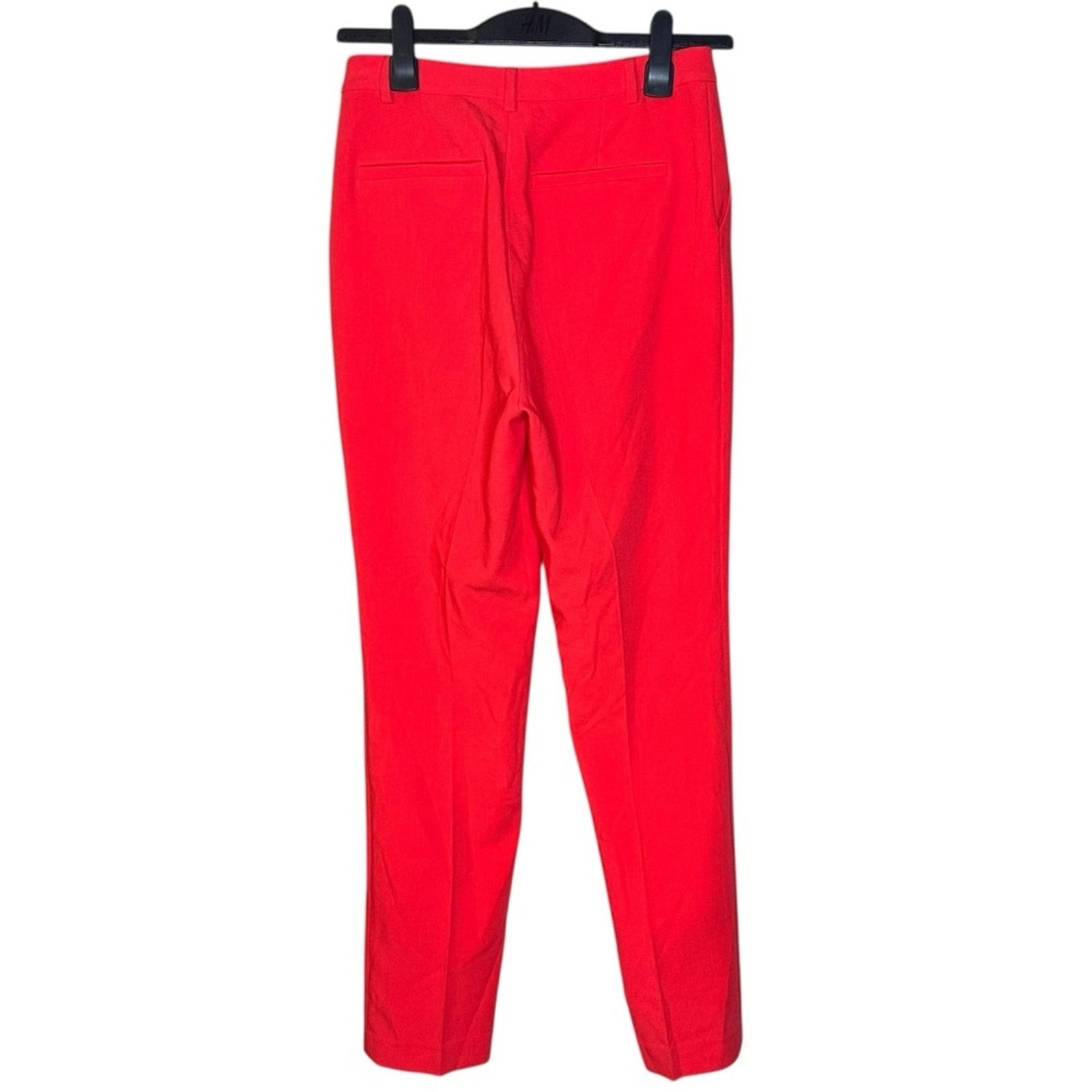 L’AGENCE Tailored High Rise Tapered Work Trouser Red Size 4