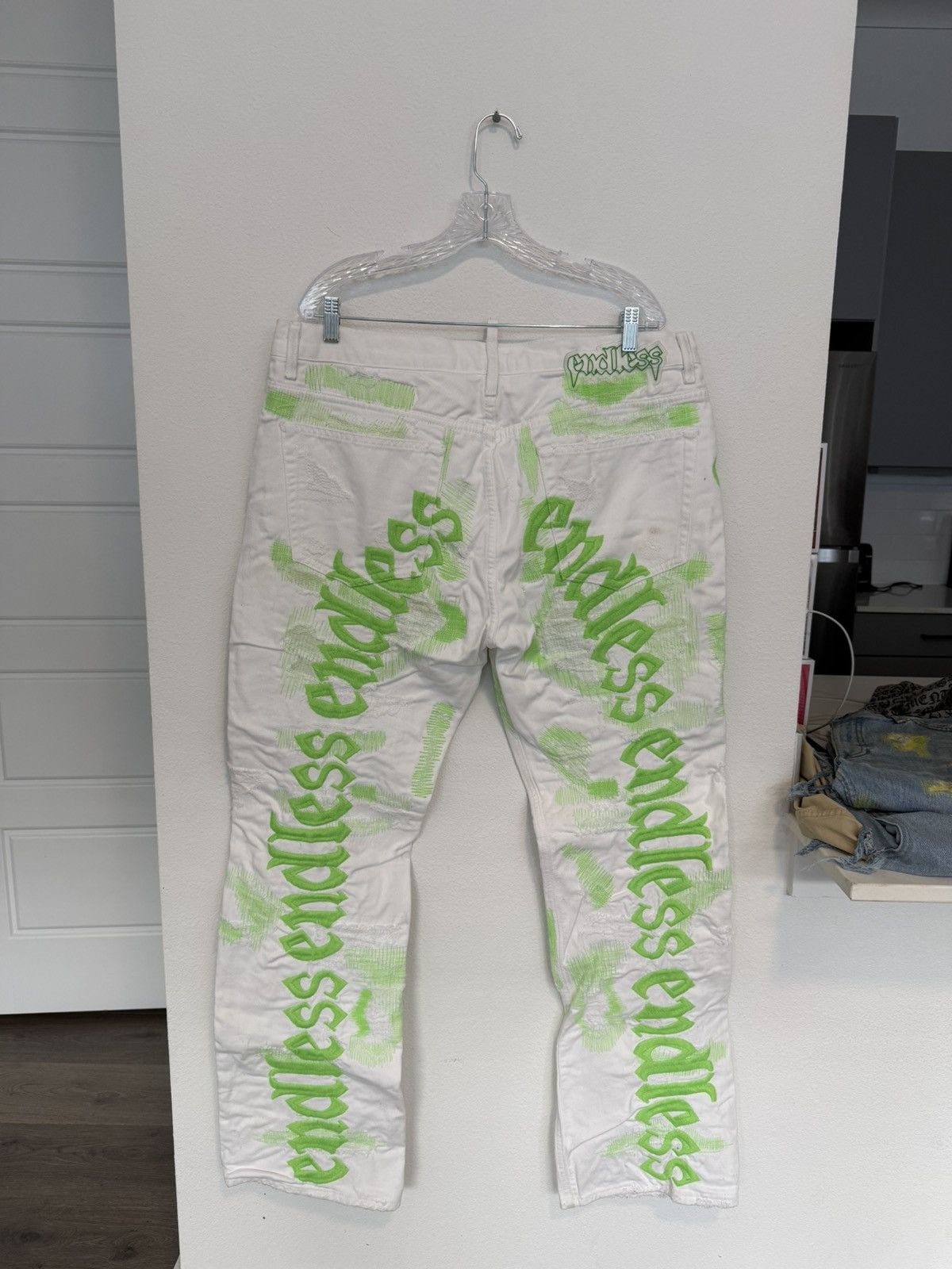 Endless Endless Denim Leather Pants | Grailed
