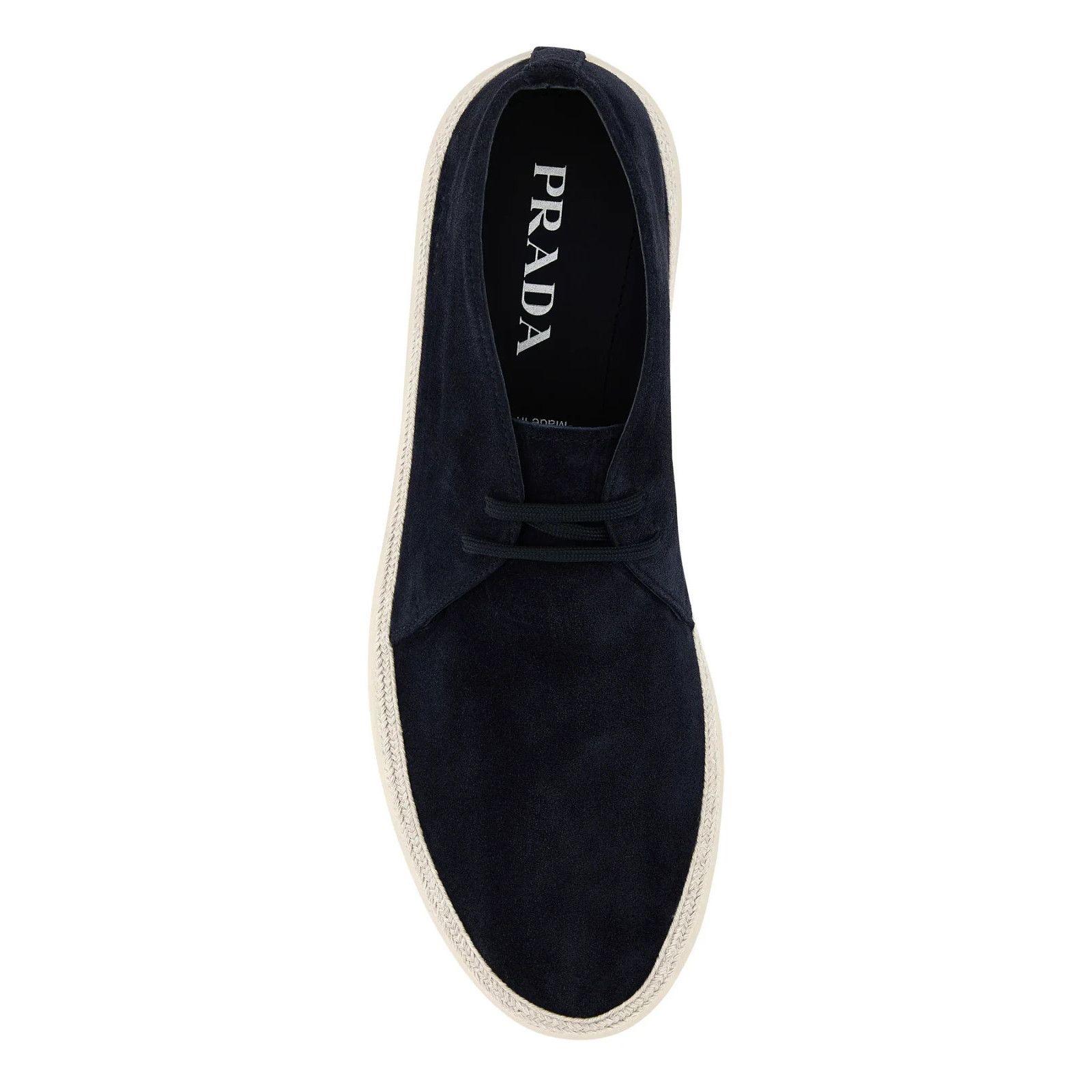 Prada PRADA Midnight Blue Suede Ankle Boots New And Authentic (Men Size US 7 / EU 40 - 4 Thumbnail
