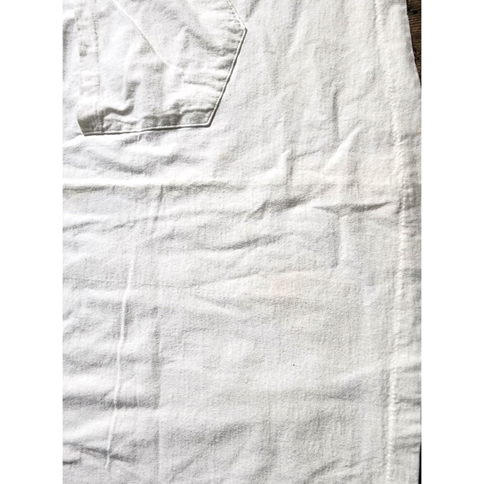 Vintage VINTAGE Beach Bound Plus Sized T-Shirt Cover Up Dress Short Sleeve White Pockets 1990s Womens Menaces? Size ONE SIZE - 7 Thumbnail