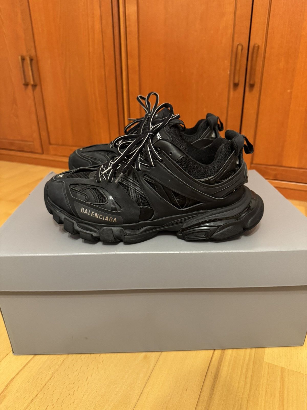 Balenciaga Balenciaga Track Triple Black Size US 7 / EU 40 - 1 Thumbnail