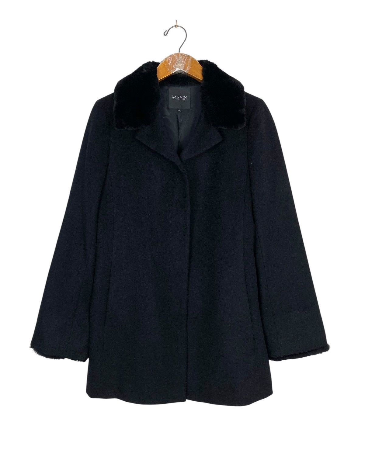 Lanvin Rare‼️ Lanvin Collection Fur Double Collar Coat Made Japan Size M / US 6-8 / IT 42-44 - 1 Thumbnail