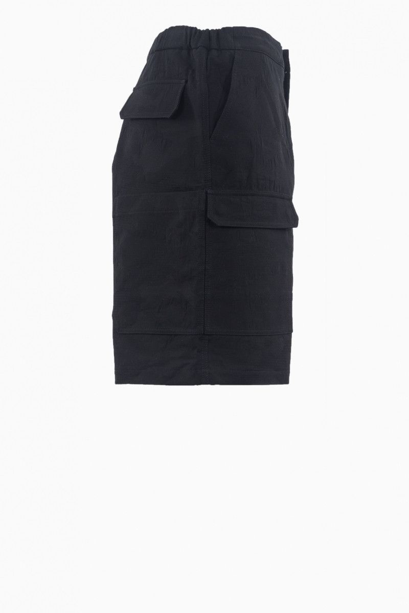 Valentino o1y0525 Logo Cargo Short in Black Size US 34 / EU 50 - 2 Thumbnail