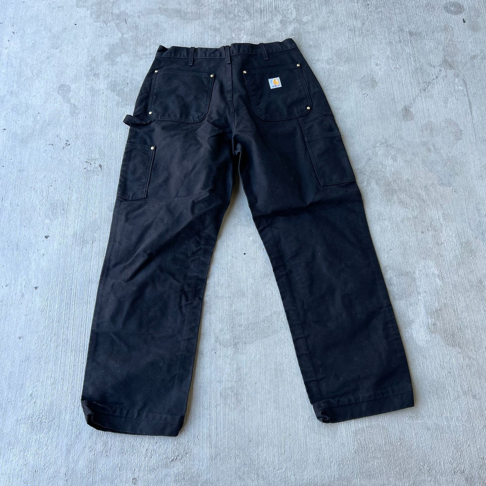 Carhartt × Vintage Carhartt black double knee work wear carpenter pants Size US 33 - 5 Thumbnail