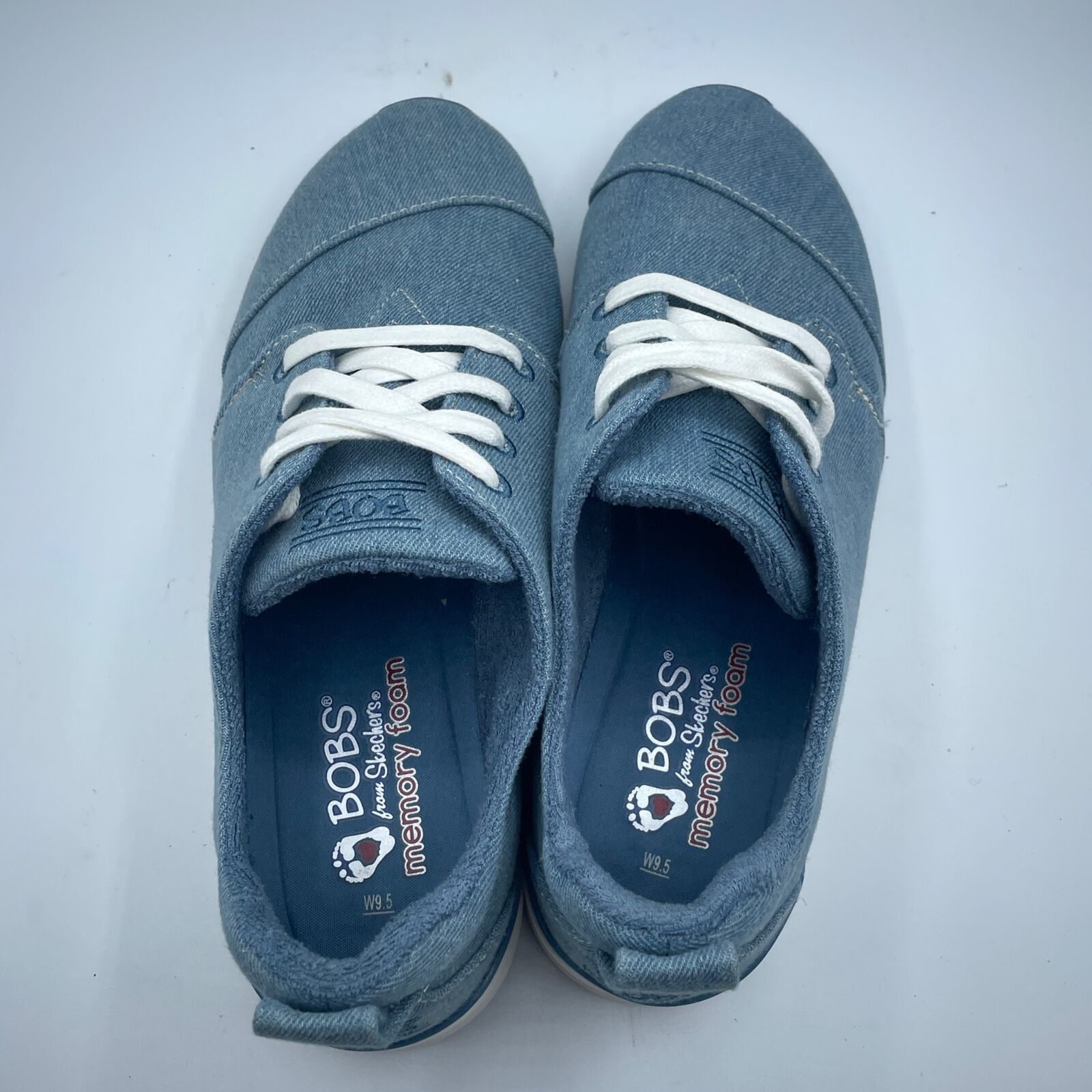 SKECHERS Bobs Skechers Phresh Denim Glory Canvas Blue Shoes Women 9.5 Size US 9.5 / IT 39.5 - 7 Thumbnail