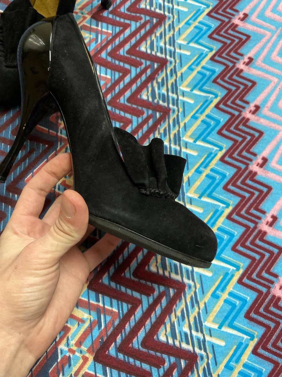 Miu Miu MIU MIU 00s SUEDE TURQUOISE FANCY PUMPS Size US 8 / IT 38 - 12 Thumbnail
