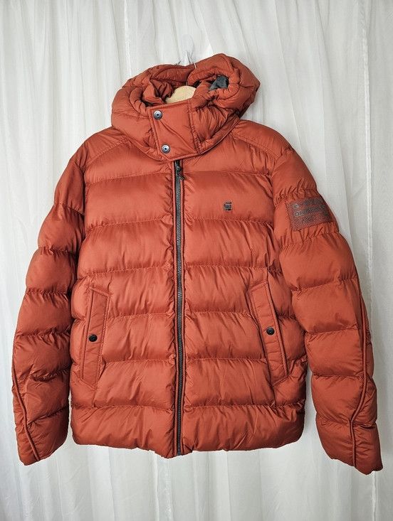 G-Star G-Star Raw G-Whistler Padded Hooded Puff Jacket Orange Size US XXL / EU 58 / 5 - 12 Thumbnail