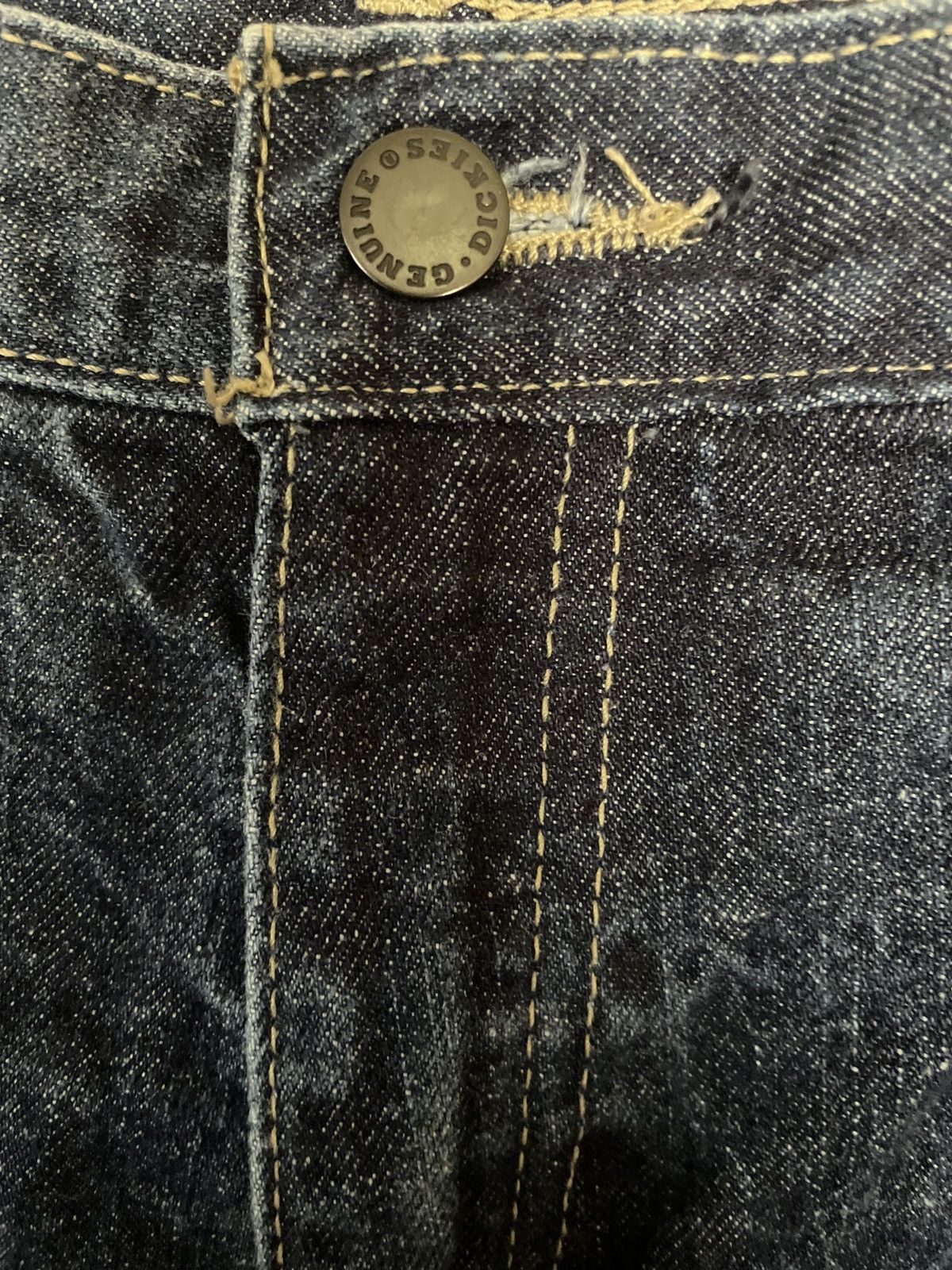 Dickies × Vintage Vintage Y2K Dickies Baggy Carpenter Denim Jorts Jean Shorts Size US 42 / EU 58 - 4 Thumbnail