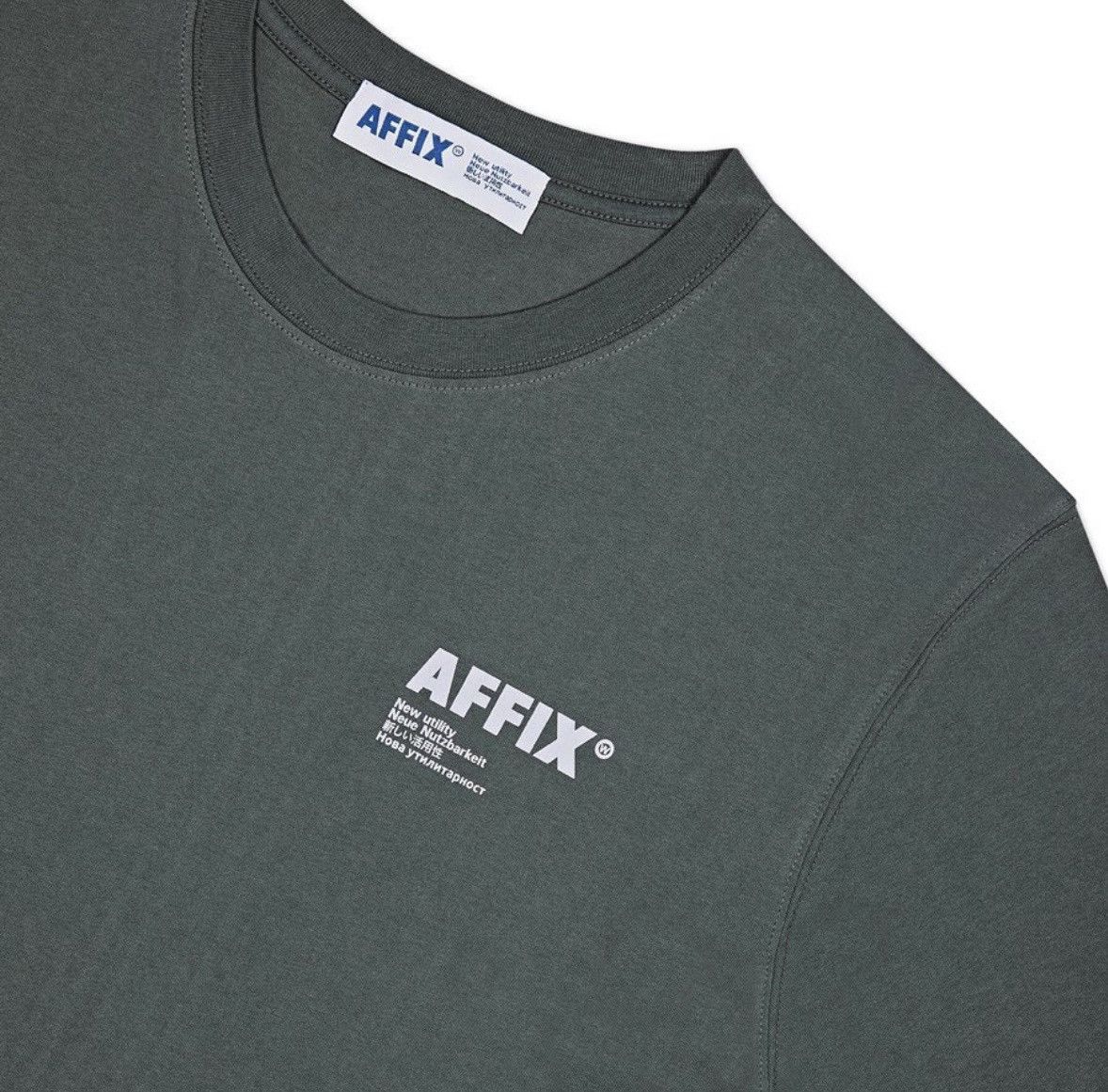 AFFXWRKS Affix Works Affix Logo Utility T-Shirt Green Size Large Size US L / EU 52-54 / 3 - 9 Thumbnail