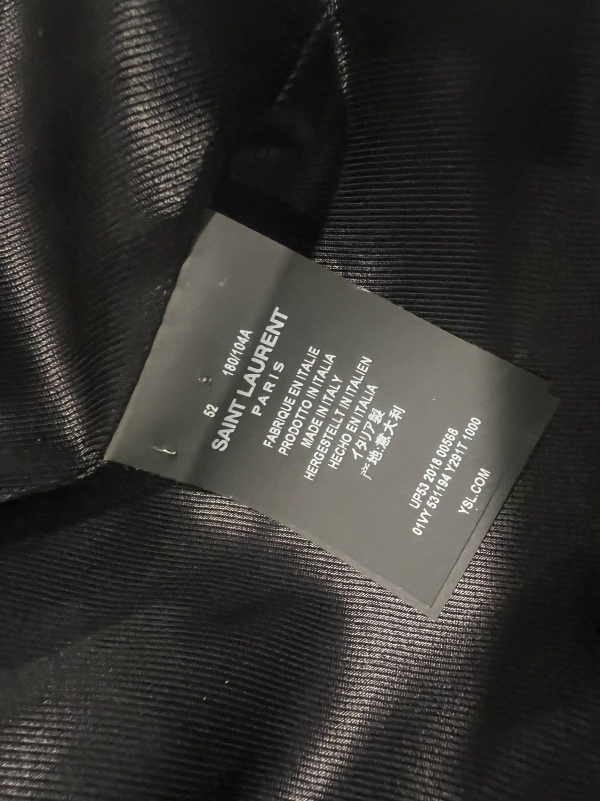 Saint Laurent Paris Saint Laurent quilted velvet jacket. 52/L. $5390 Size US L / EU 52-54 / 3 - 10 Thumbnail