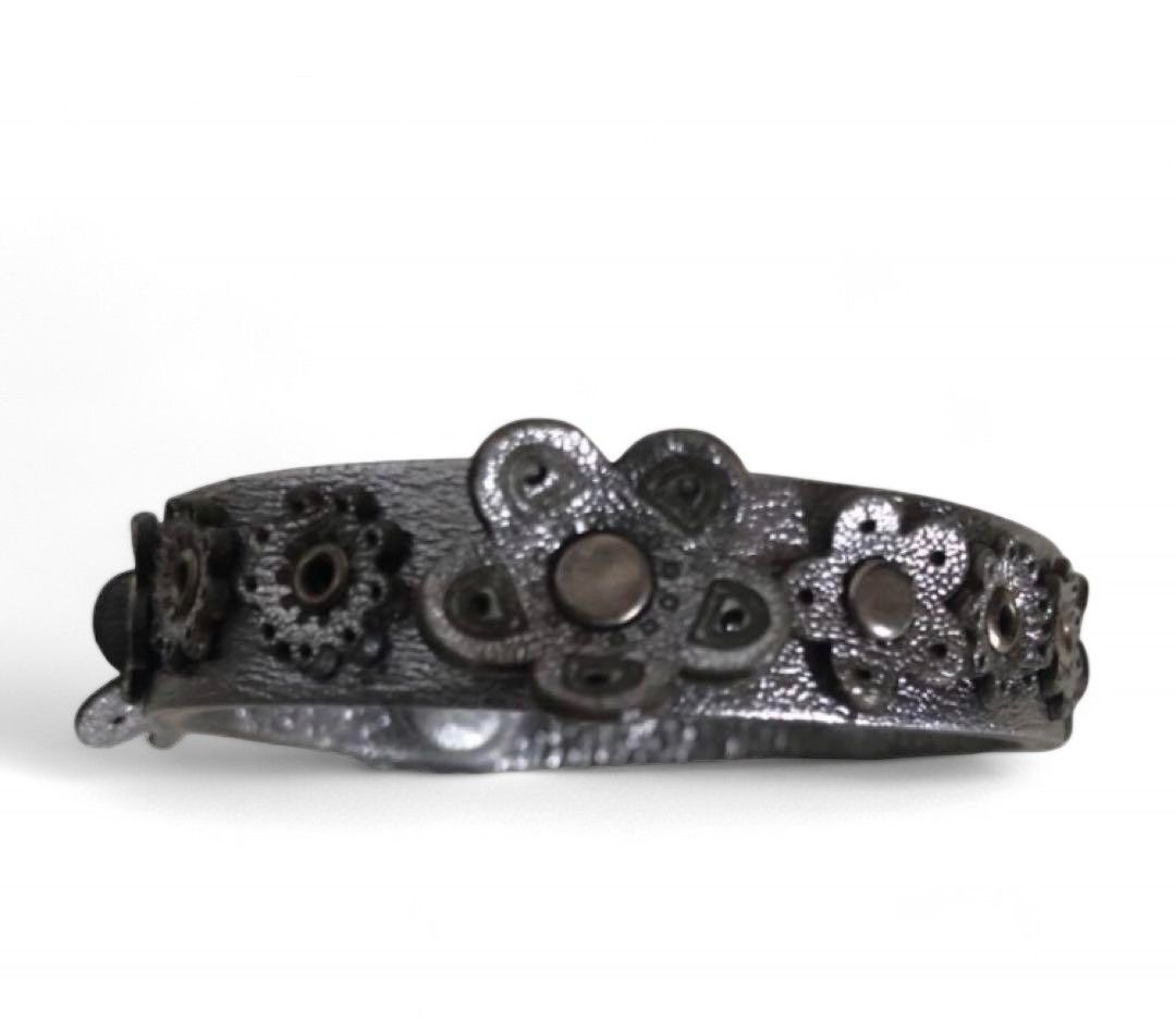 Bottega Veneta Bottega Veneta - Small Flower Bracelet Gray Silver Archive Size ONE SIZE - 3 Thumbnail