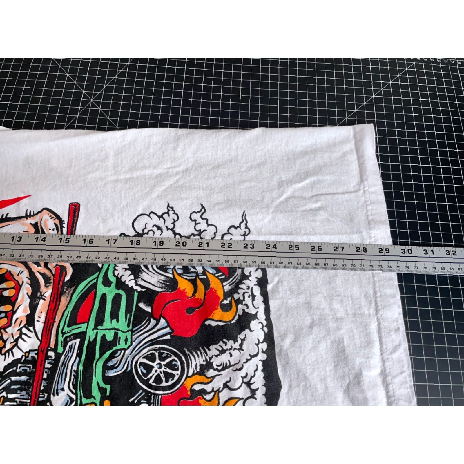 Vintage Shaka Wear Grand Blvd Tat Fest T-Shirt Adult Medium White Double-Sided Tattoo Mens Size US M / EU 48-50 / 2 - 6 Thumbnail