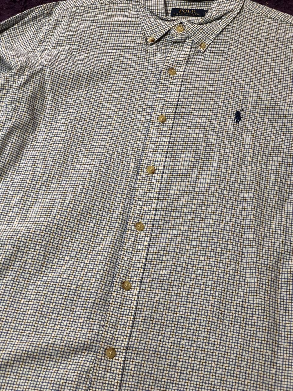 Polo Ralph Lauren Polo Ralph Lauren white print shirt logo Vintage Y2K Size US L / EU 52-54 / 3 - 9 Thumbnail