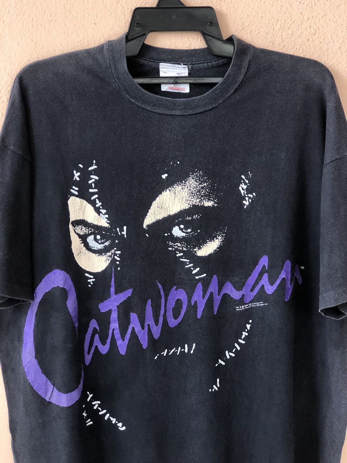 DC Comics Vintage 90s Catwoman Dc Comic Movie Tee Size US XL / EU 56 / 4 - 2 Thumbnail