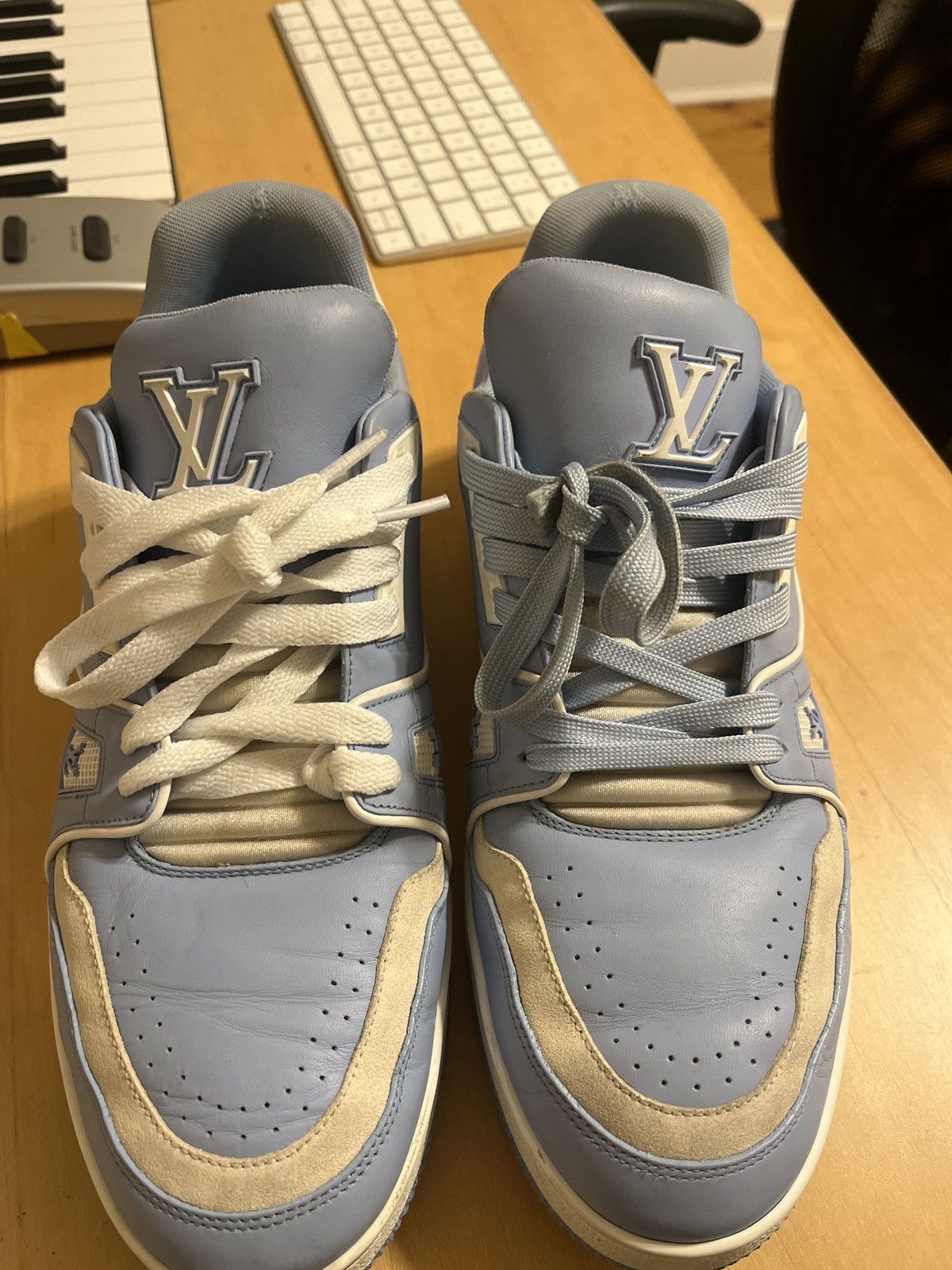 Louis Vuitton Lv trainers blue Size US 8.5 / EU 41-42 - 3 Thumbnail