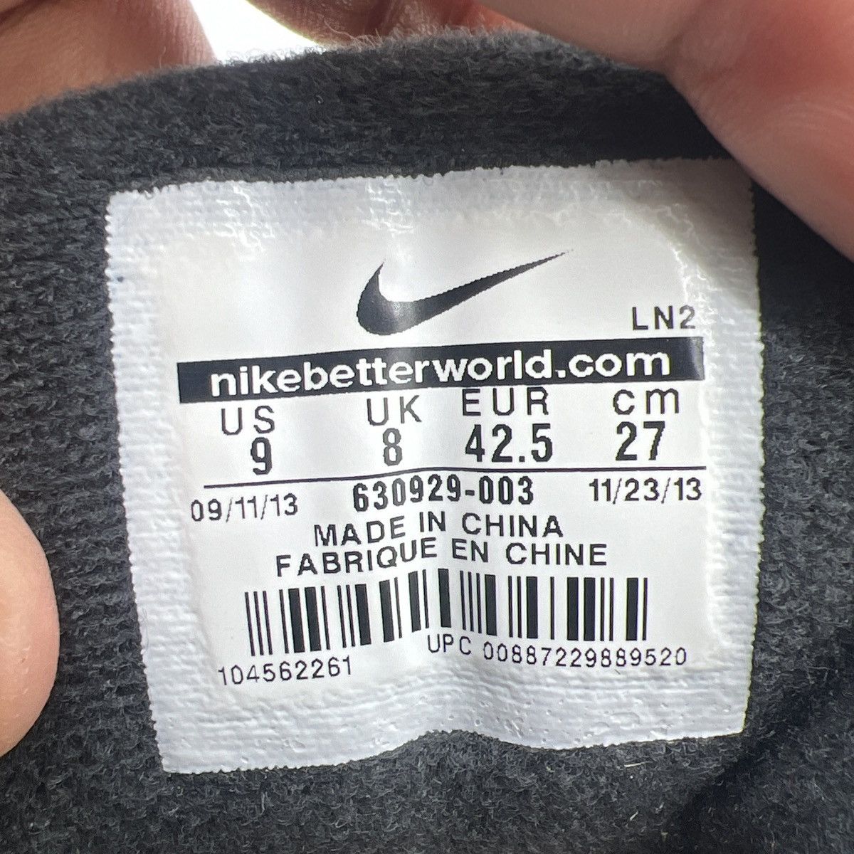 Nike Air up 14 black yellow strike Size US 9 / EU 42 - 8 Thumbnail