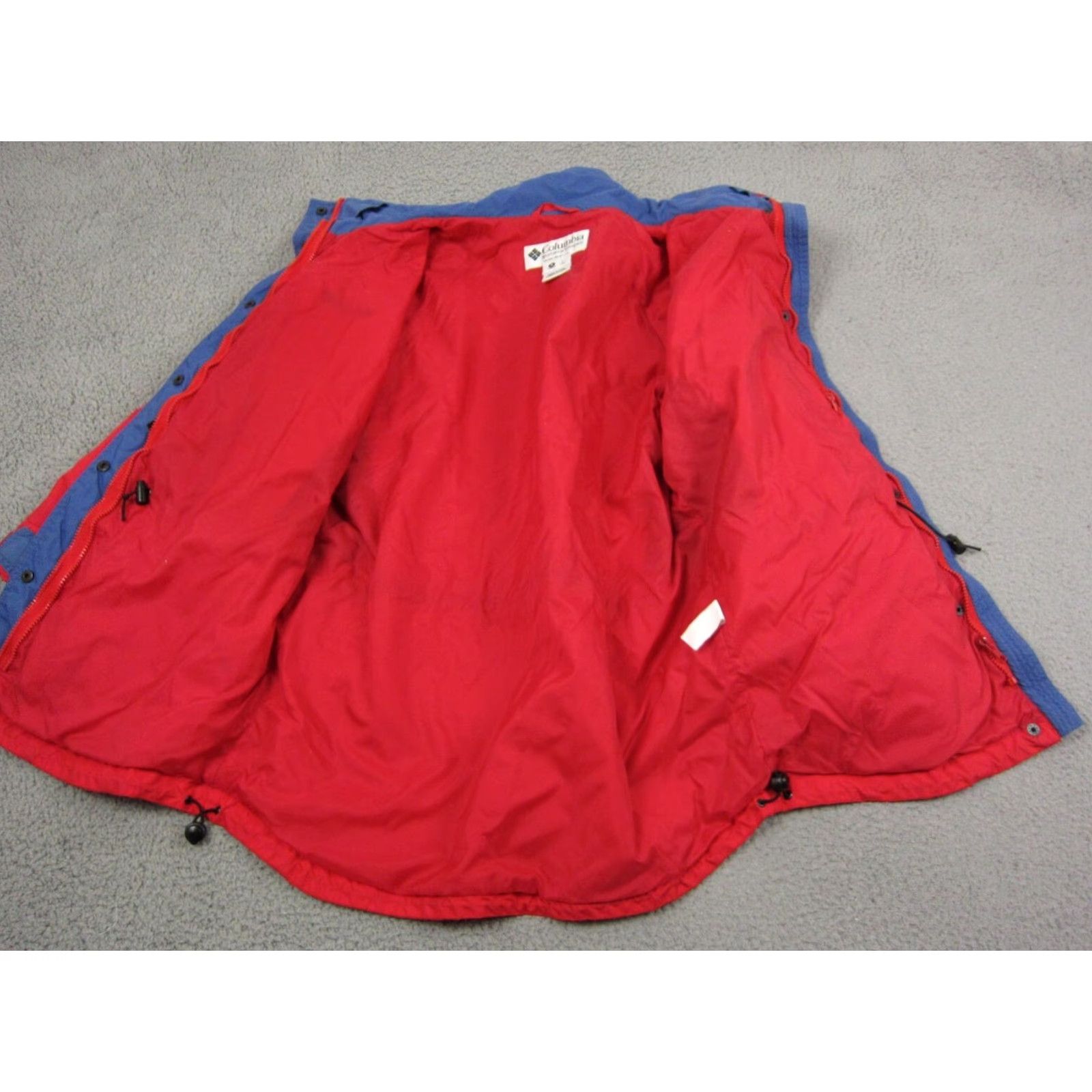 Vintage Columbia Jacket Womens M Red Full Zip Windbreaker 90s Vintage Style Windbreaker Columba? Size M / US 6-8 / IT 42-44 - 6 Thumbnail