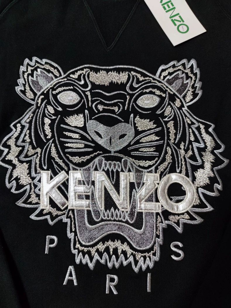 Kenzo KENZO Silver Tiger Head Christmas Limited Edition Size US M / EU 48-50 / 2 - 3 Thumbnail