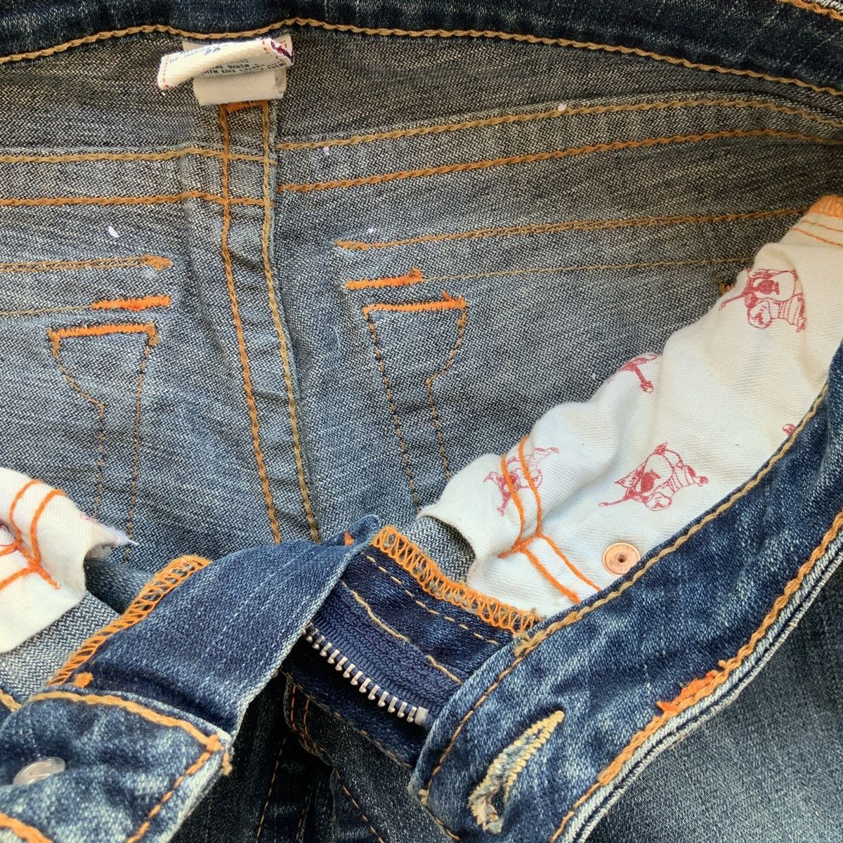 Miss Sixty × True Religion Y2K VINTAGE TRUE RELIGION STRETCH FLARE JEANS Size 28" / US 6 / IT 42 - 11 Thumbnail