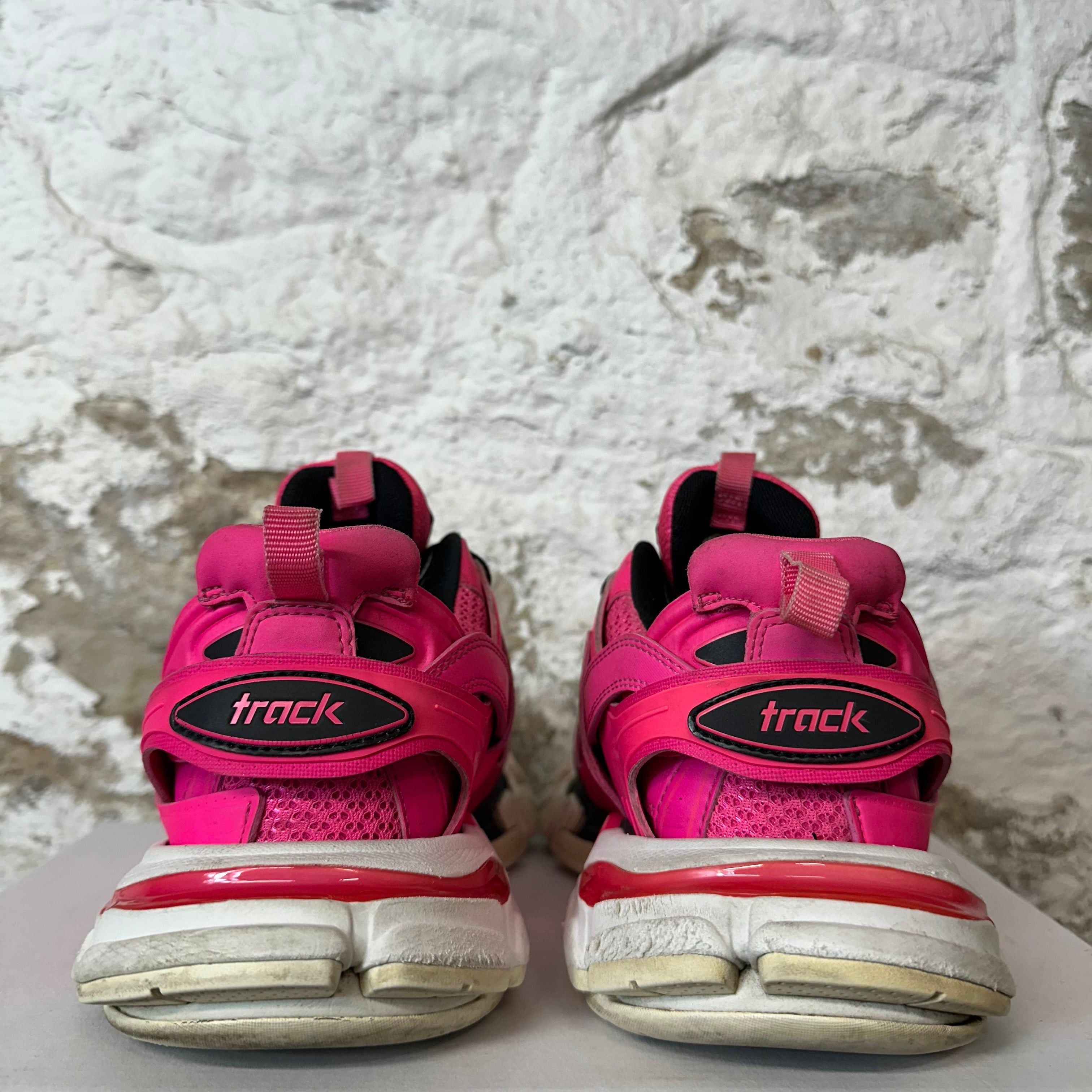Balenciaga Balenciaga Track Runner Pink Black White Sneaker Sz 6.5 (39) Size US 6.5 / EU 39-40 - 5 Thumbnail