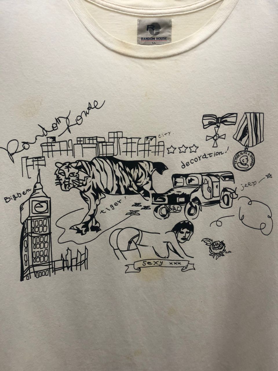 Sexy girl tiger nazi RANDOM HOUSE made in japan vintage