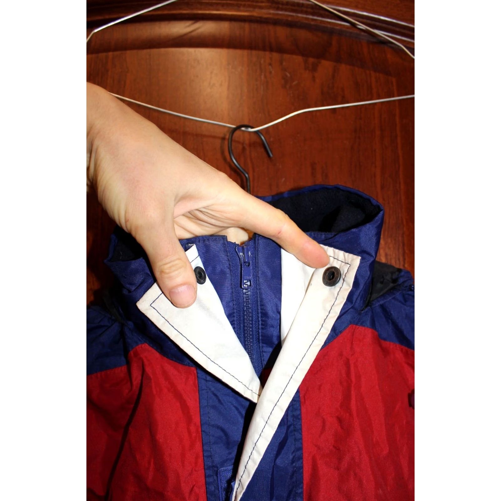 Vintage VINTAGE Rukka Yacht Wind jacket Shirt Mens L Red Blue Size US L / EU 52-54 / 3 - 4 Thumbnail