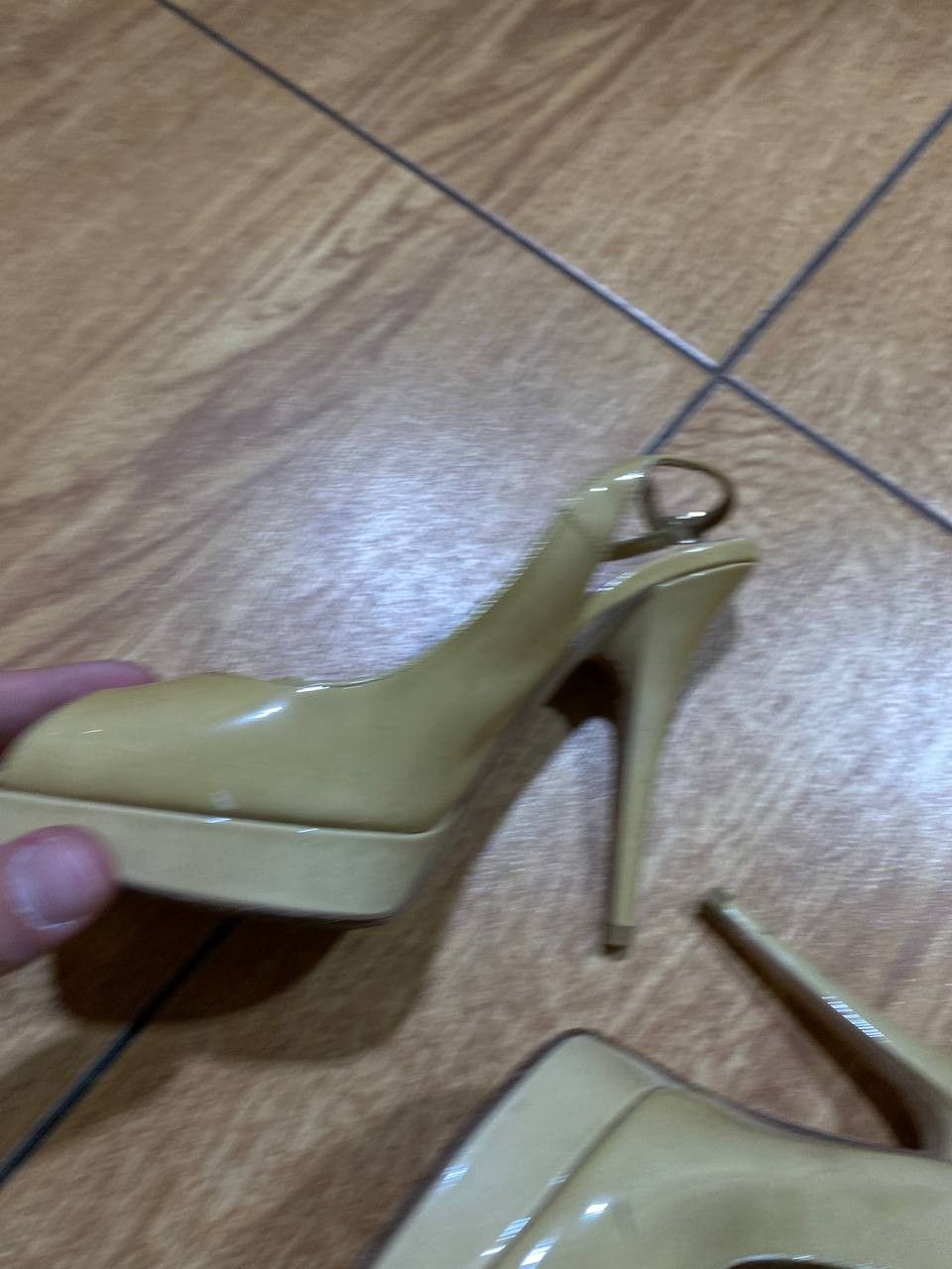Jimmy Choo Heels Jimmy Choo vintage streewear Y2K luxury beige Size US 5 / IT 35 - 11 Thumbnail